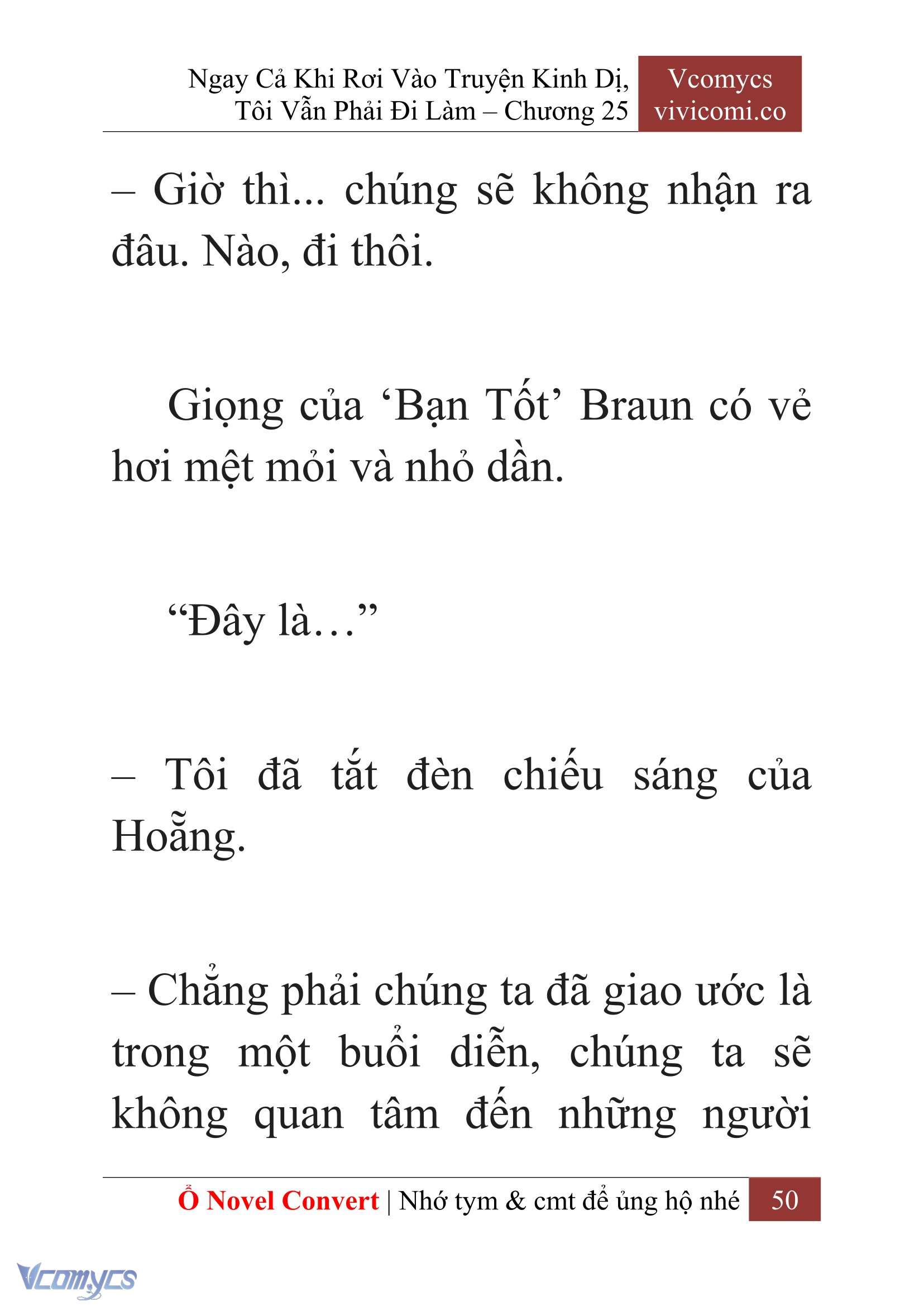 [Novel] Ngay Cả Khi Rơi Vào Truyện Kinh Dị, Tôi Vẫn Phải Đi Làm Chap 25 - Trang 2
