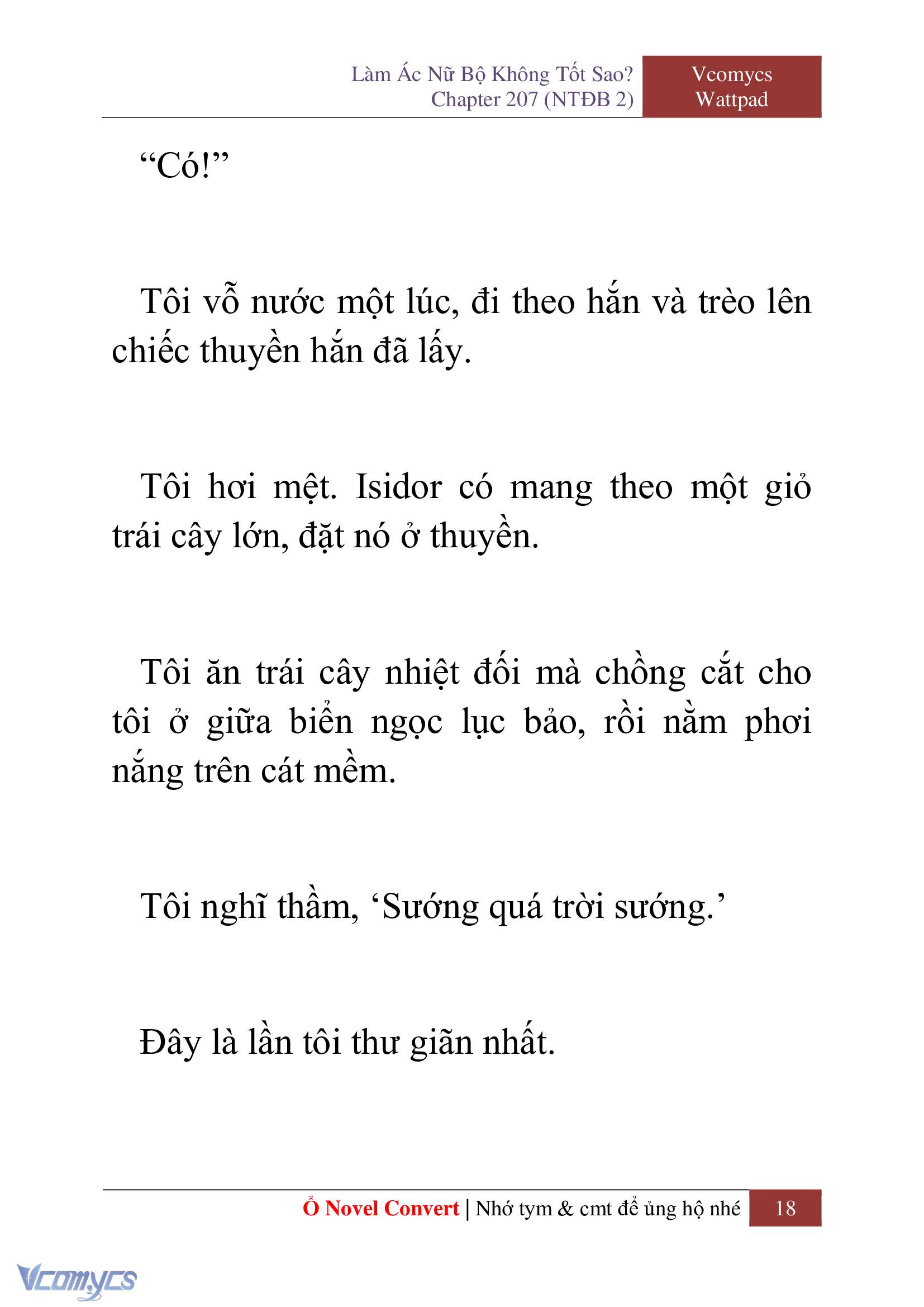 [Novel] Làm Ác Nữ Bộ Không Tốt Sao? Chap 207 - Trang 2