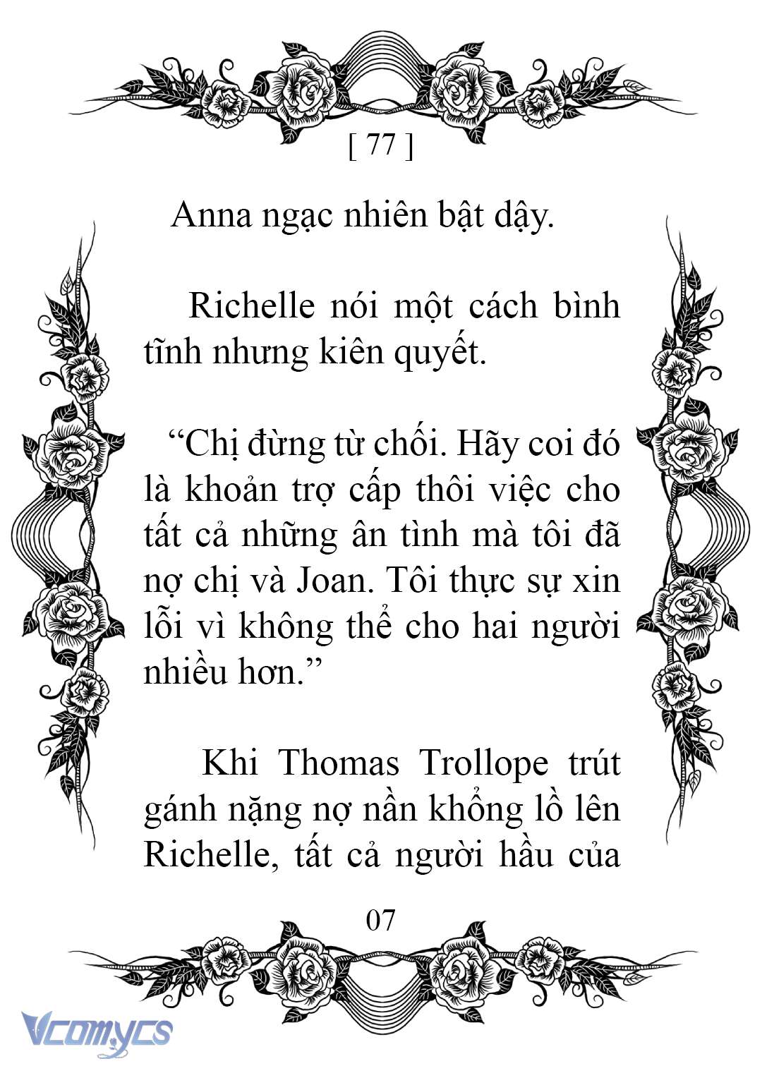 [Novel] Chào Mừng Đến Với Dinh Thự Hoa Hồng Chap 77 - Next Chap 78