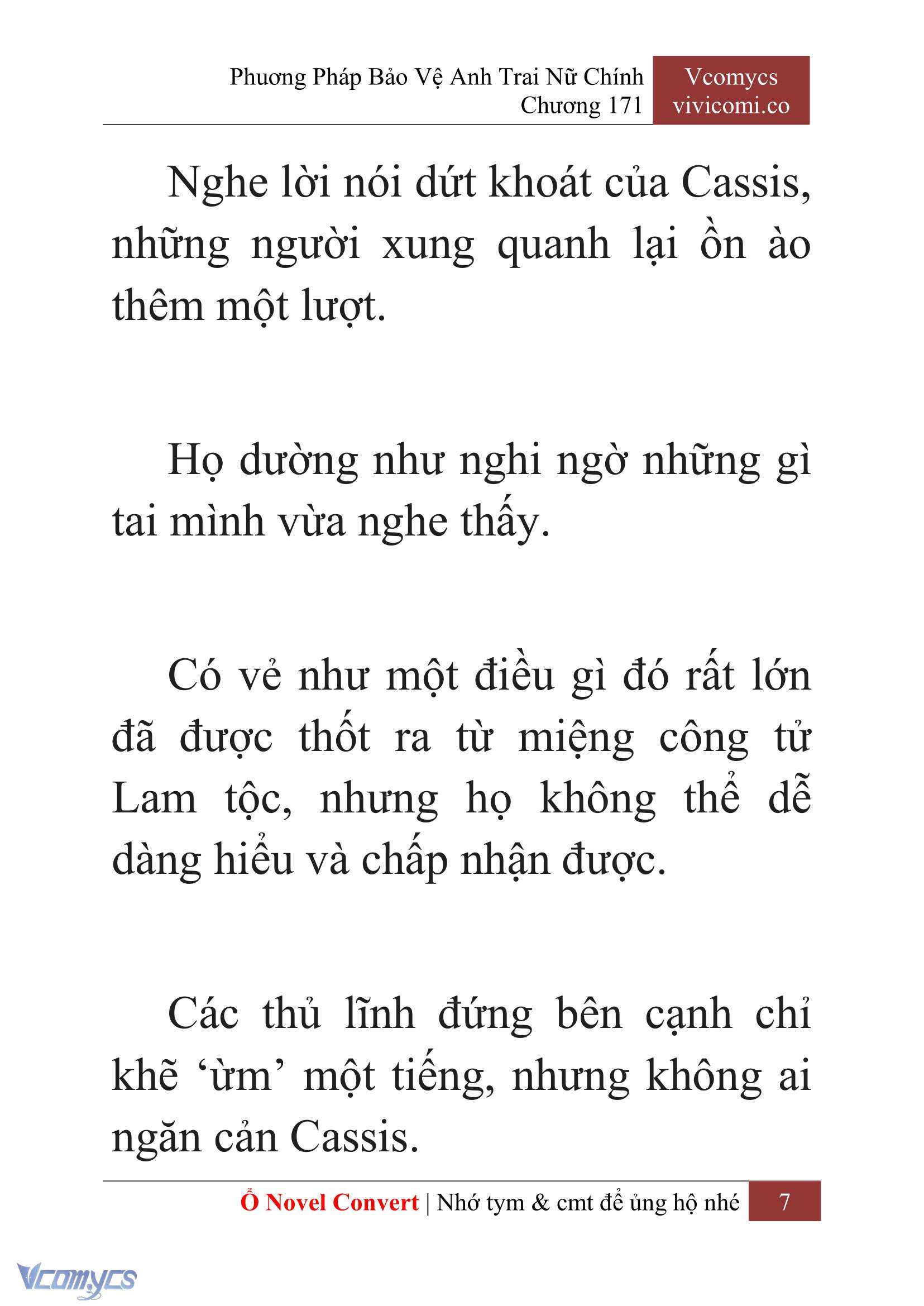 [Novel] Phương Pháp Bảo Vệ Anh Trai Nữ Chính Chap 171 - Trang 2