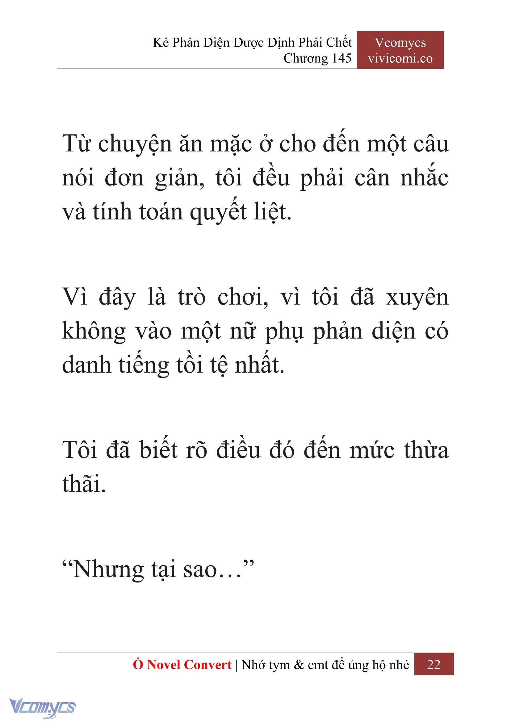[Novel] Kẻ Phản Diện Được Định Phải Chết Chap 145 - Trang 2