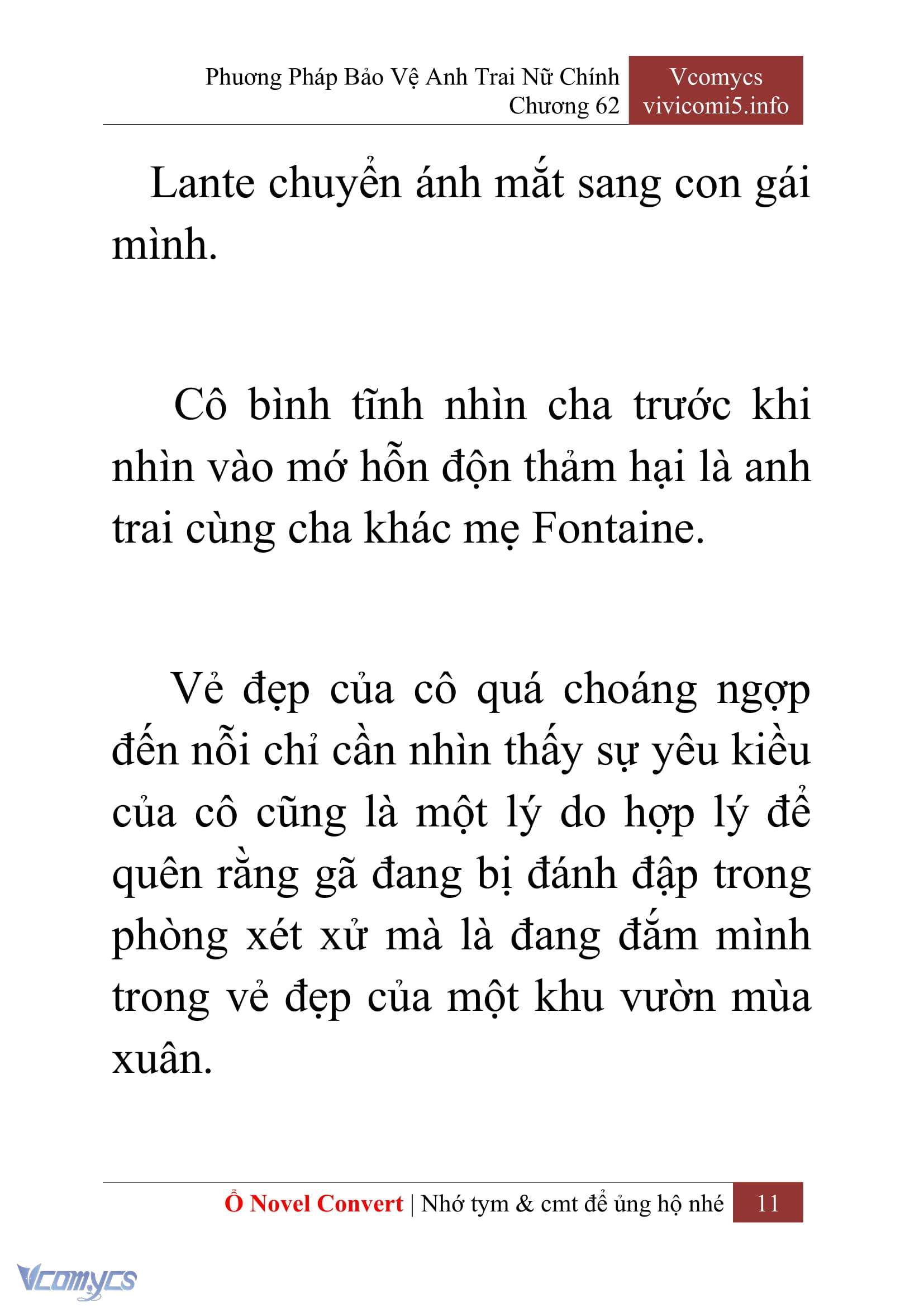 [Novel] Phương Pháp Bảo Vệ Anh Trai Nữ Chính Chap 62 - Trang 2