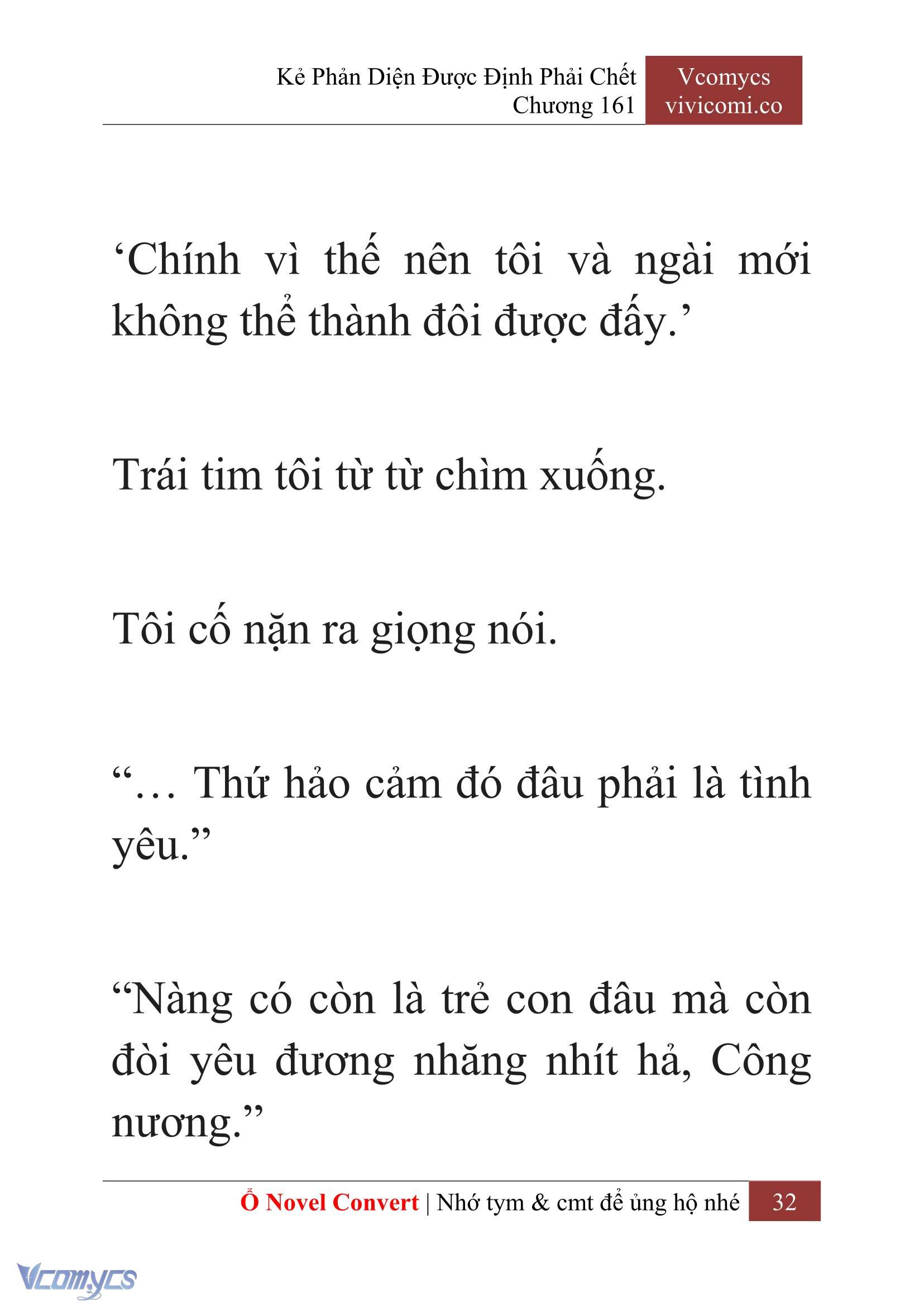 [Novel] Kẻ Phản Diện Được Định Phải Chết Chap 161 - Trang 2