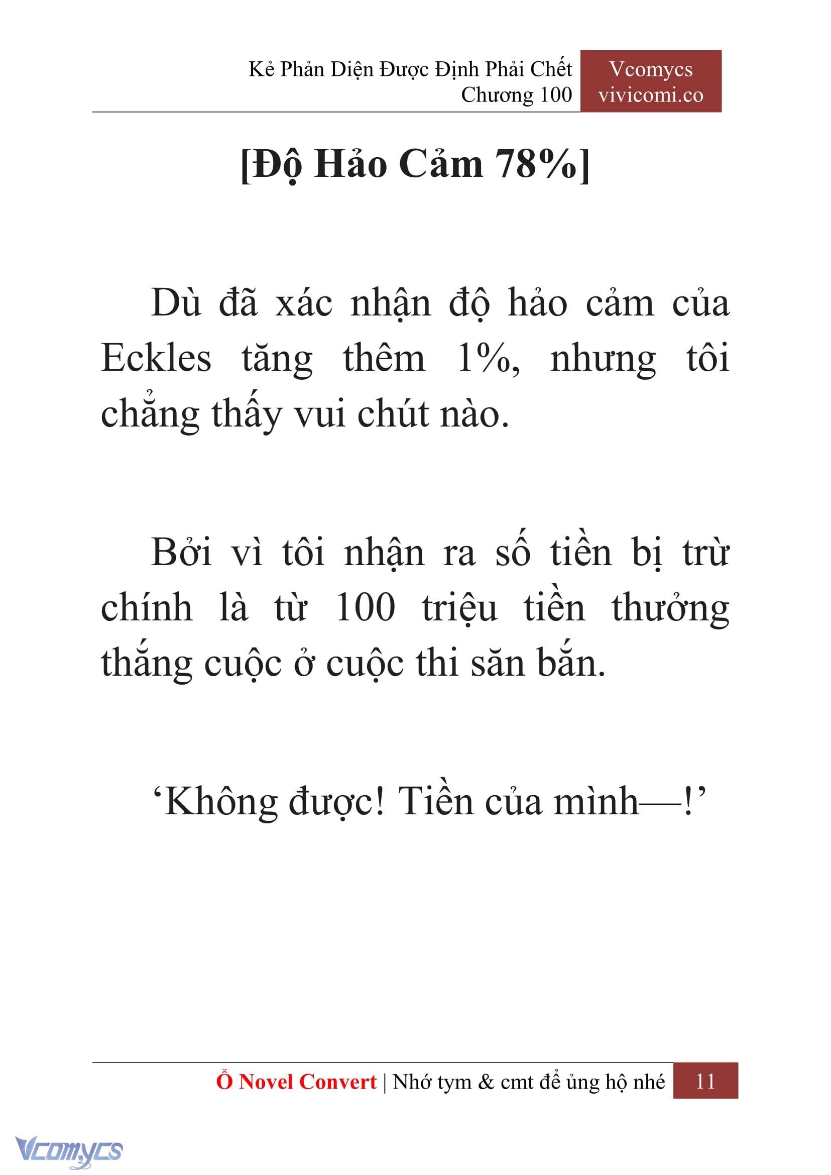 [Novel] Kẻ Phản Diện Được Định Phải Chết Chap 100 - Next Chap 101