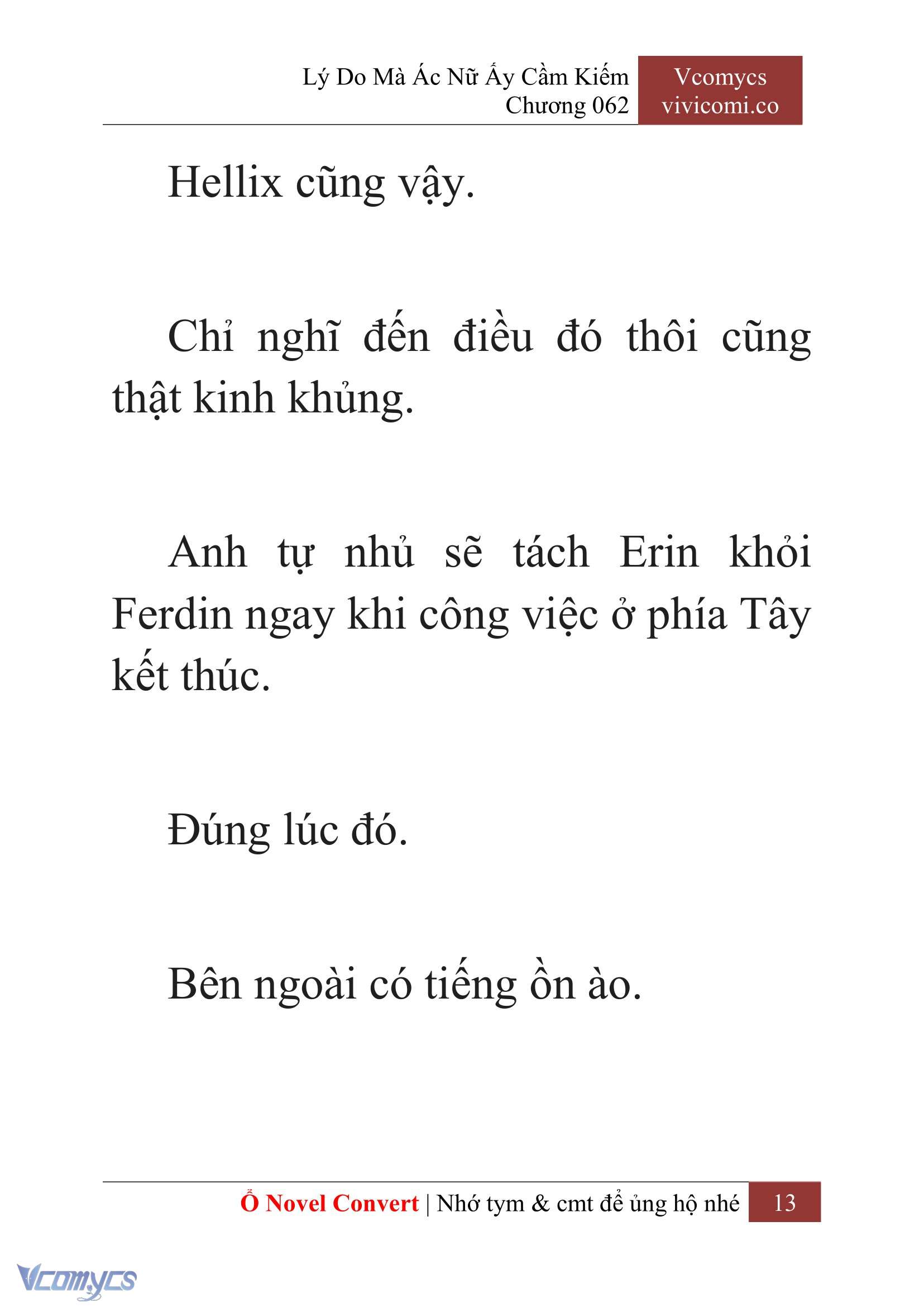 [Novel] Lý Do Mà Ác Nữ Ấy Cầm Kiếm Chap 62 - Next Chap 63