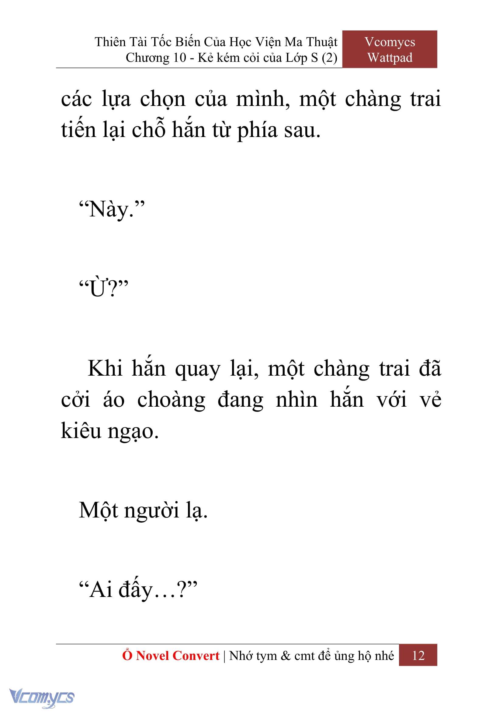 [Novel] Thiên Tài Tốc Biến Của Học Viện Ma Thuật Chap 10 - Trang 2