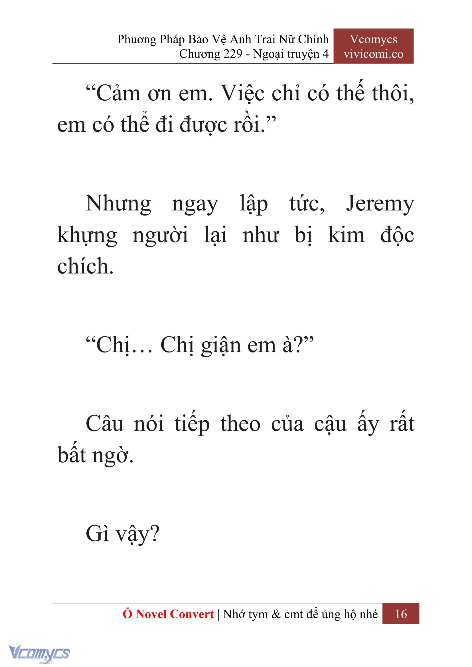 [Novel] Phương Pháp Bảo Vệ Anh Trai Nữ Chính Chap 229 - Trang 2