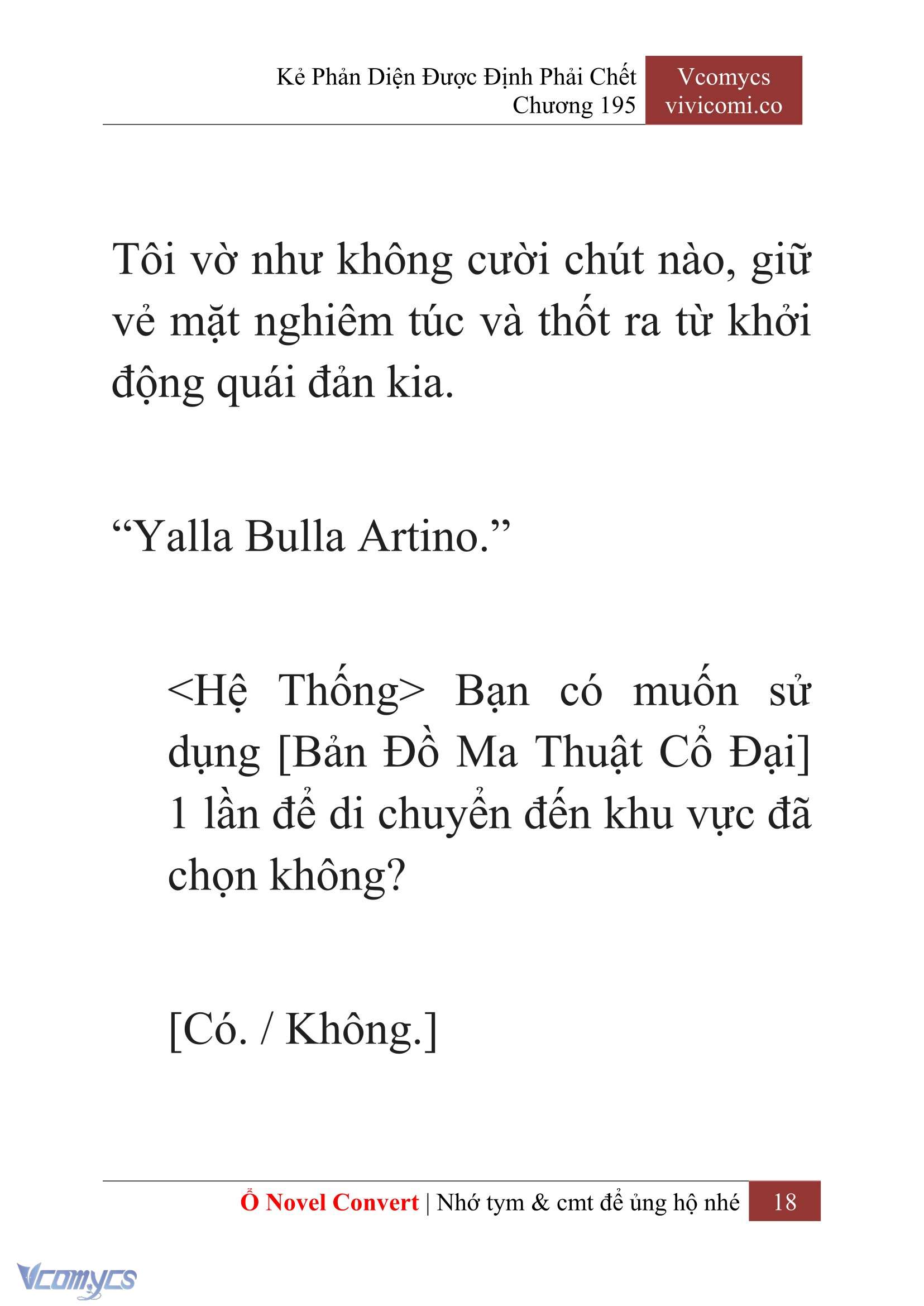 [Novel] Kẻ Phản Diện Được Định Phải Chết Chap 195 - Trang 2