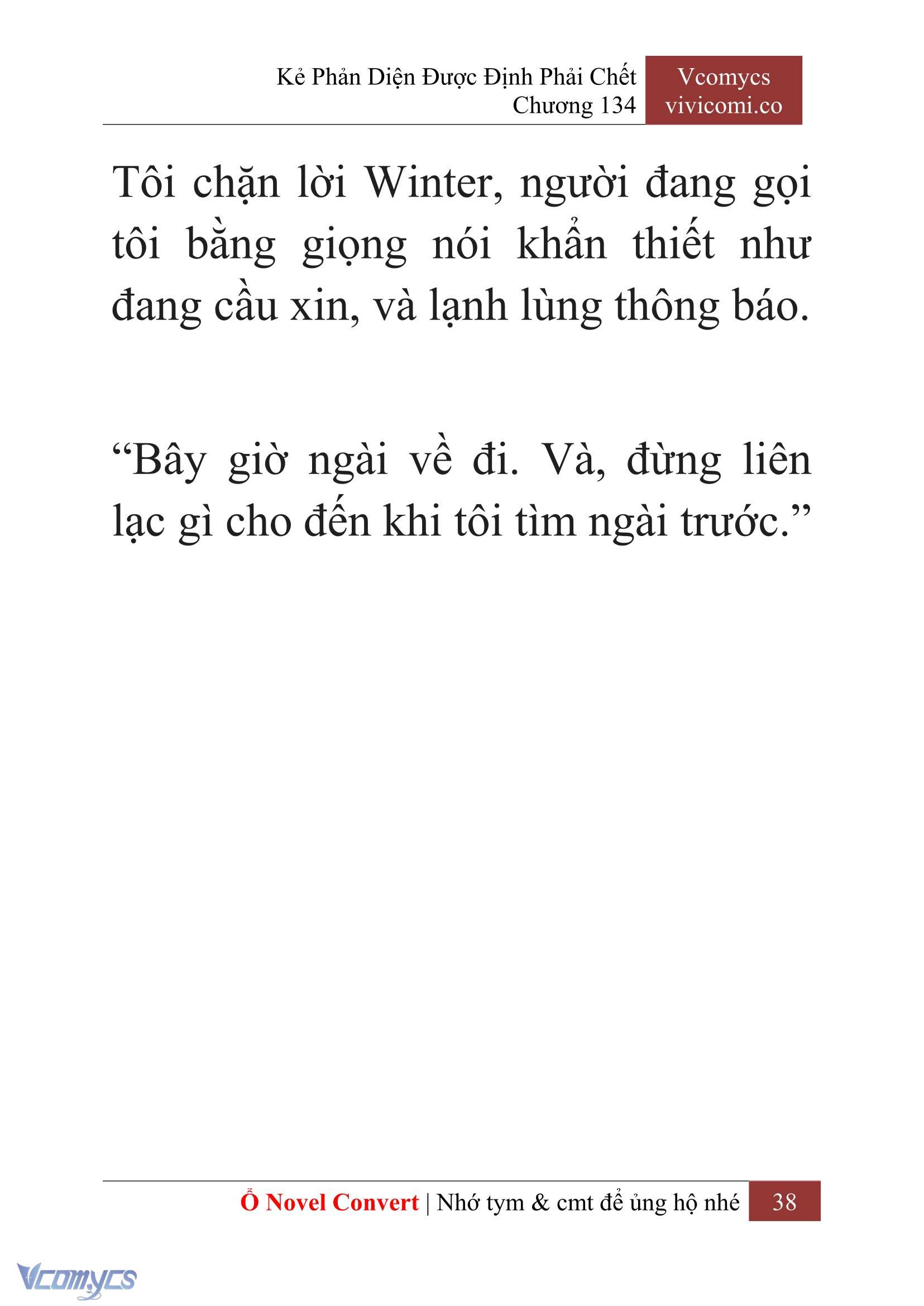 [Novel] Kẻ Phản Diện Được Định Phải Chết Chap 134 - Trang 2