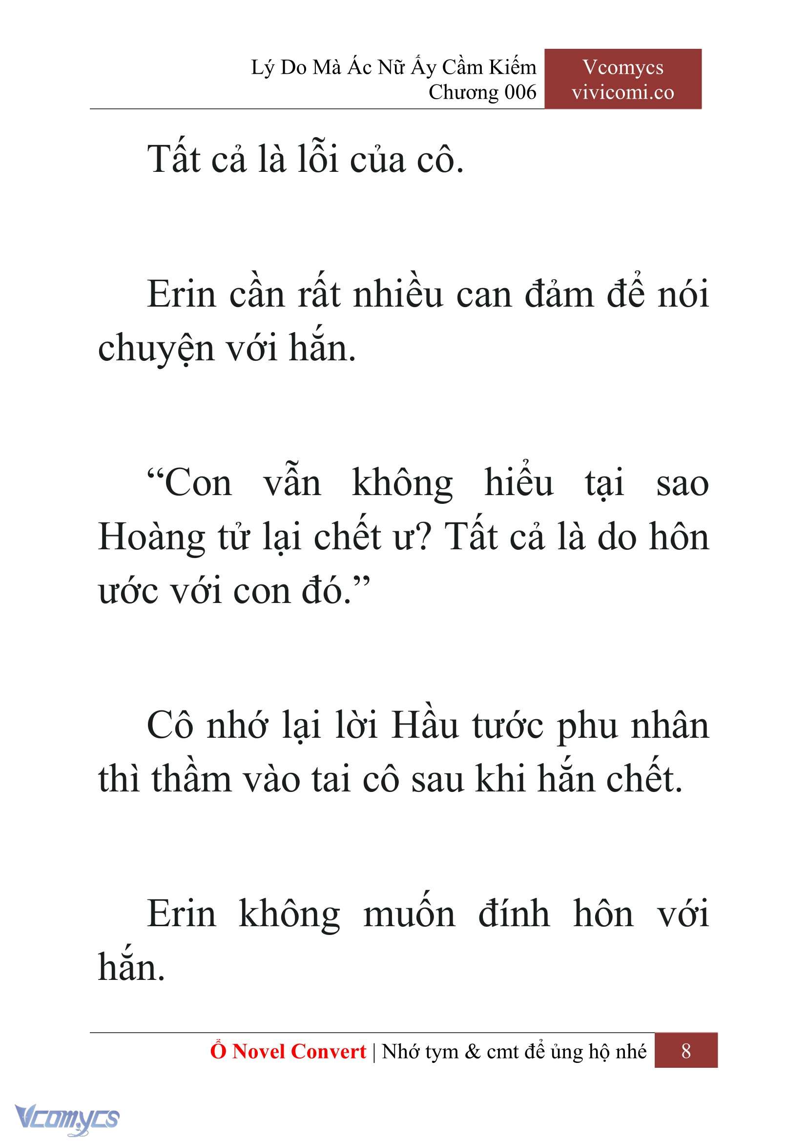 [Novel] Lý Do Mà Ác Nữ Ấy Cầm Kiếm Chap 6 - Trang 2