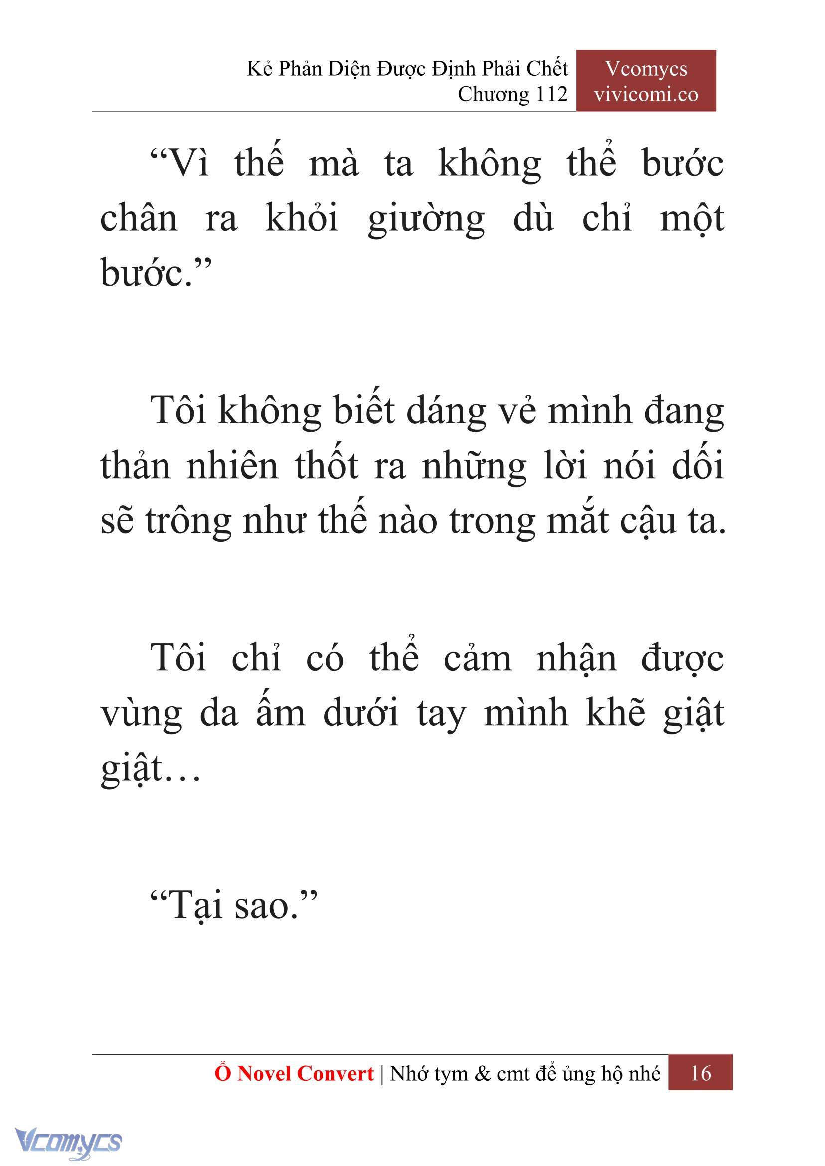 [Novel] Kẻ Phản Diện Được Định Phải Chết Chap 112 - Trang 2