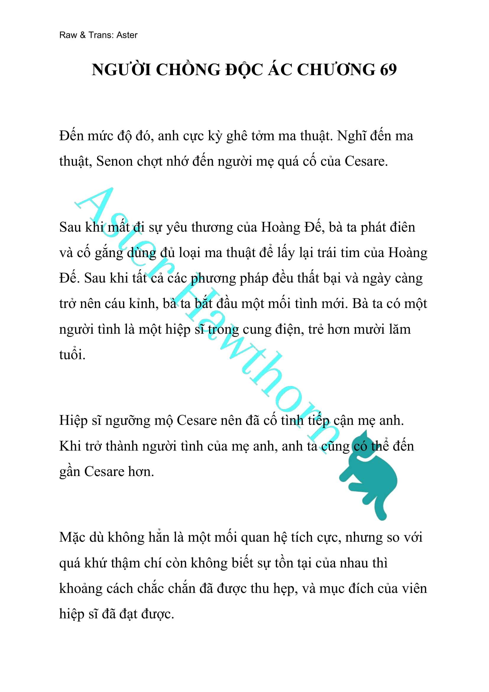 [NOVEL] Người Chồng Độc Ác Chap 69 - Trang 2