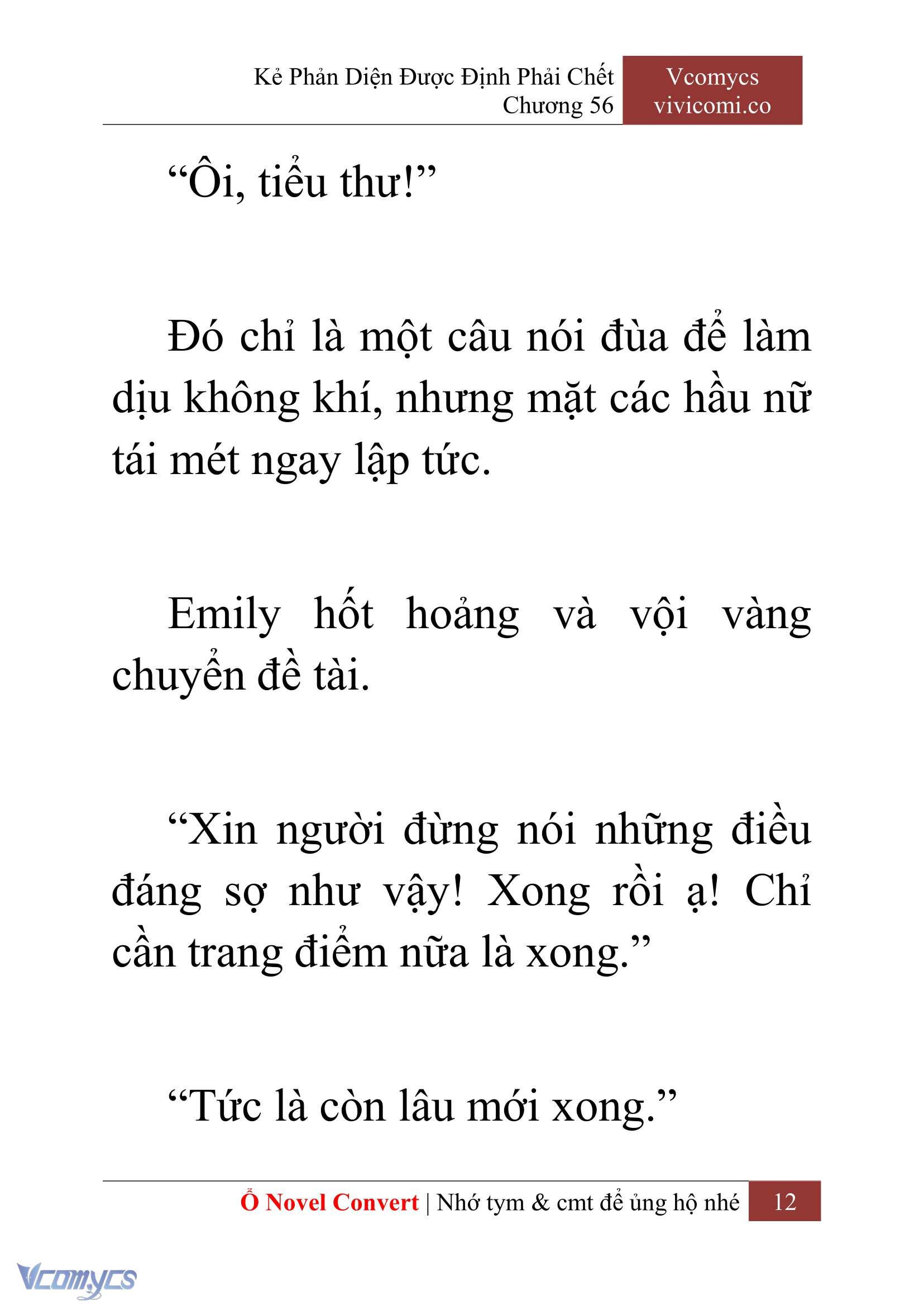 [Novel] Kẻ Phản Diện Được Định Phải Chết Chap 56 - Next Chap 57