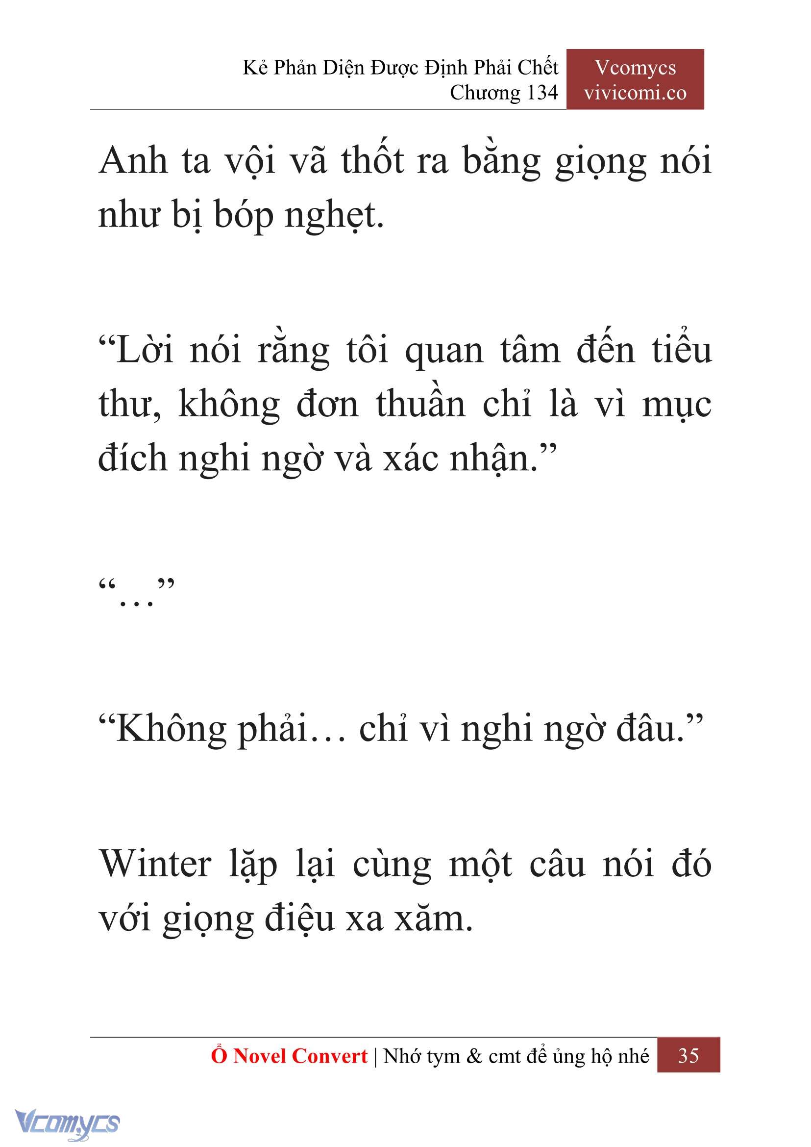 [Novel] Kẻ Phản Diện Được Định Phải Chết Chap 134 - Trang 2