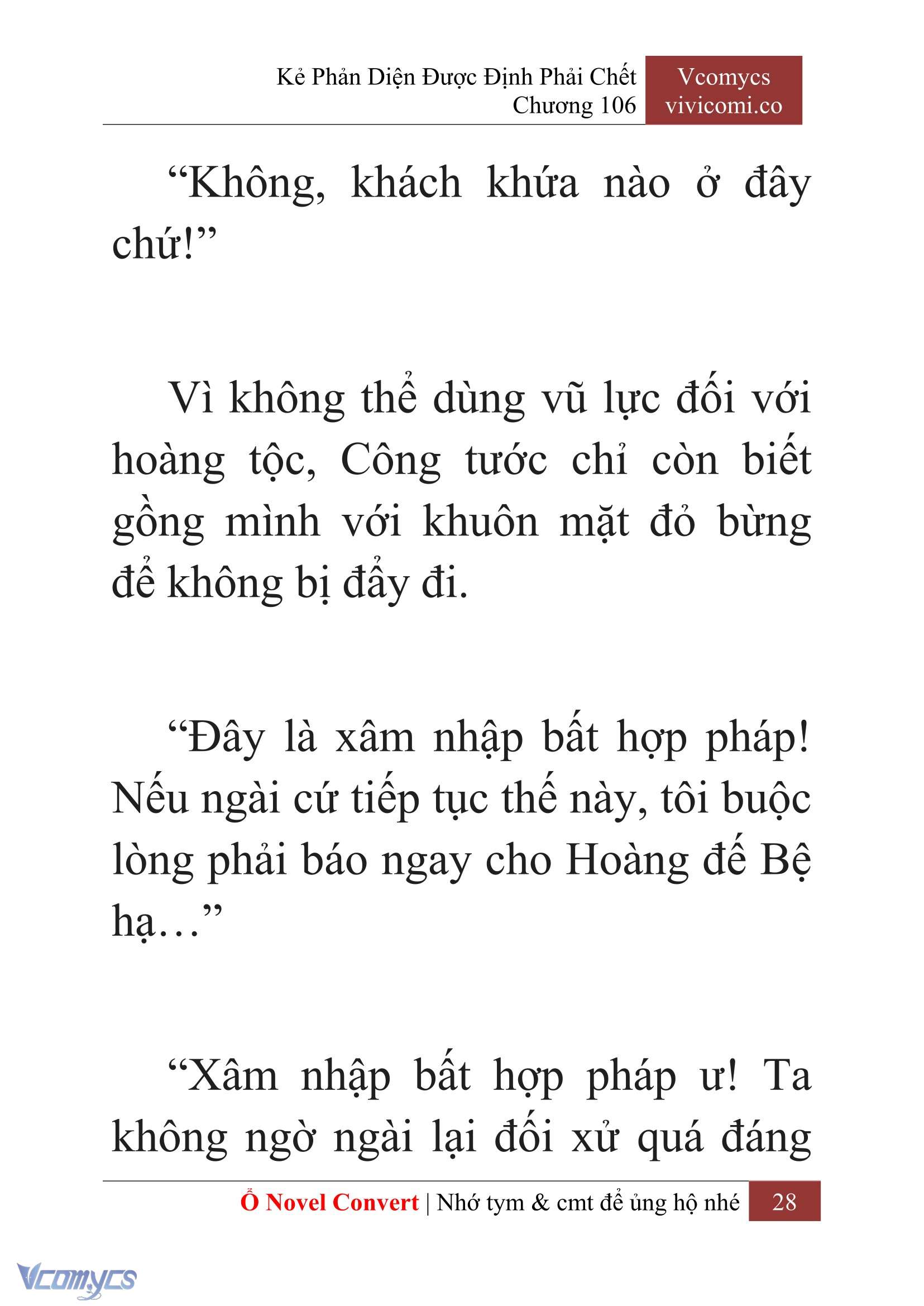 [Novel] Kẻ Phản Diện Được Định Phải Chết Chap 106 - Next Chap 107