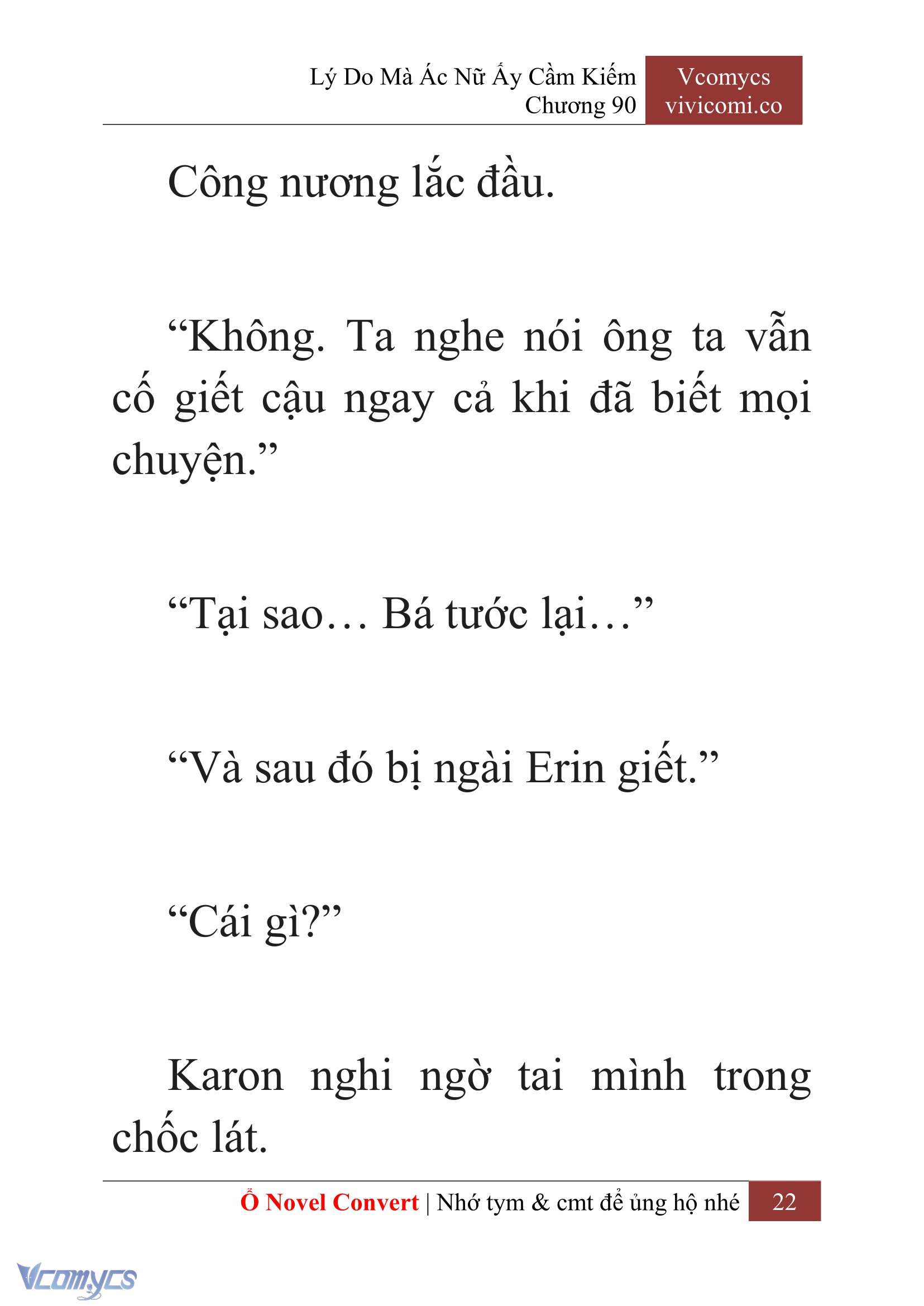 [Novel] Lý Do Mà Ác Nữ Ấy Cầm Kiếm Chap 90 - Next Chap 91