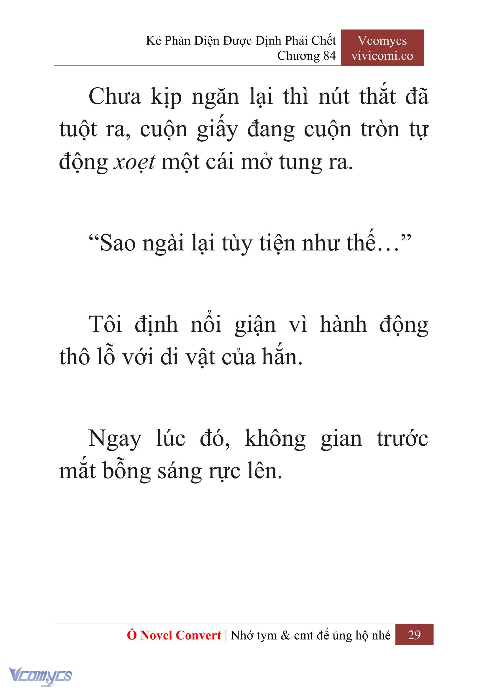 [Novel] Kẻ Phản Diện Được Định Phải Chết Chap 84 - Trang 2
