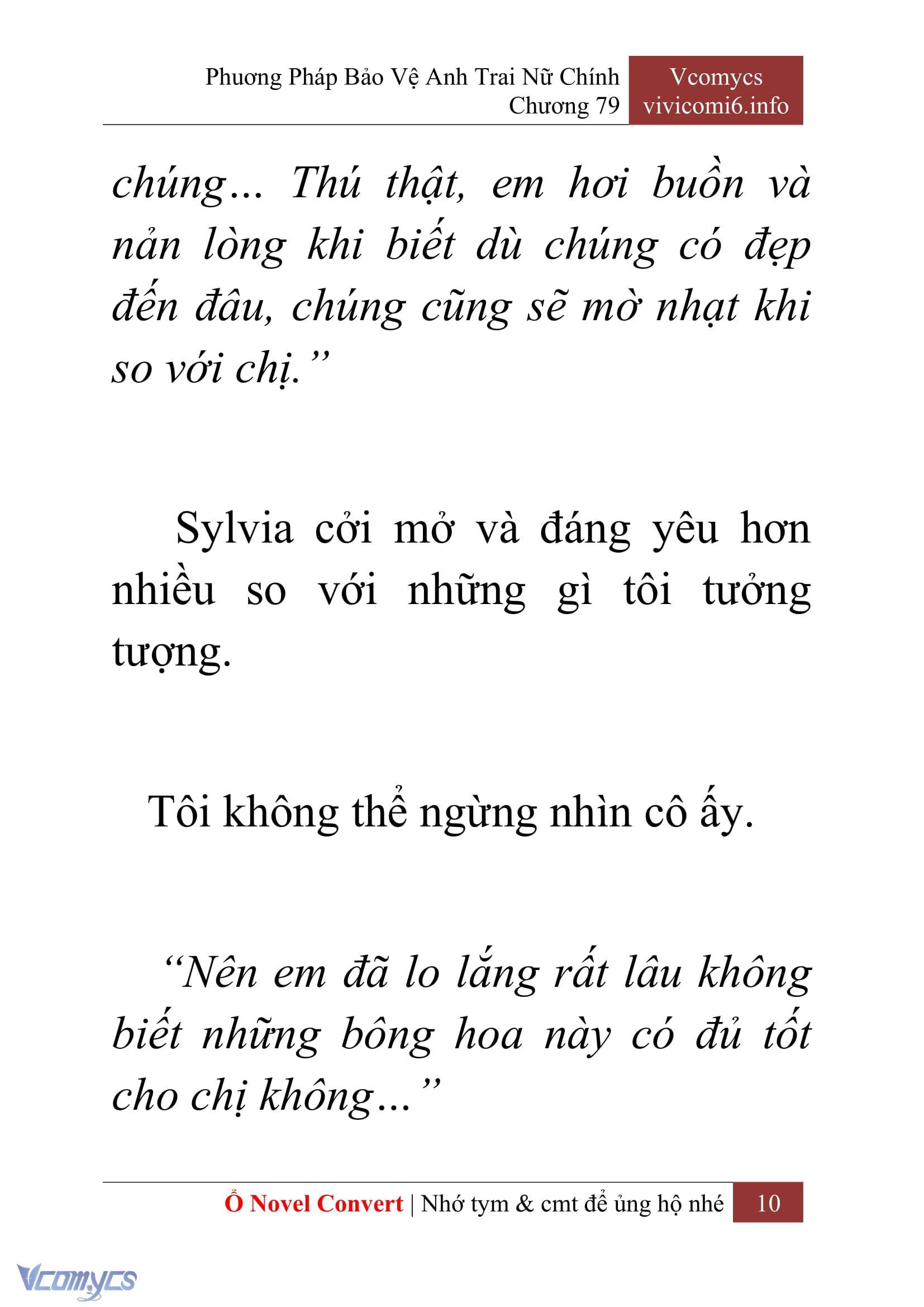 [Novel] Phương Pháp Bảo Vệ Anh Trai Nữ Chính Chap 79 - Trang 2