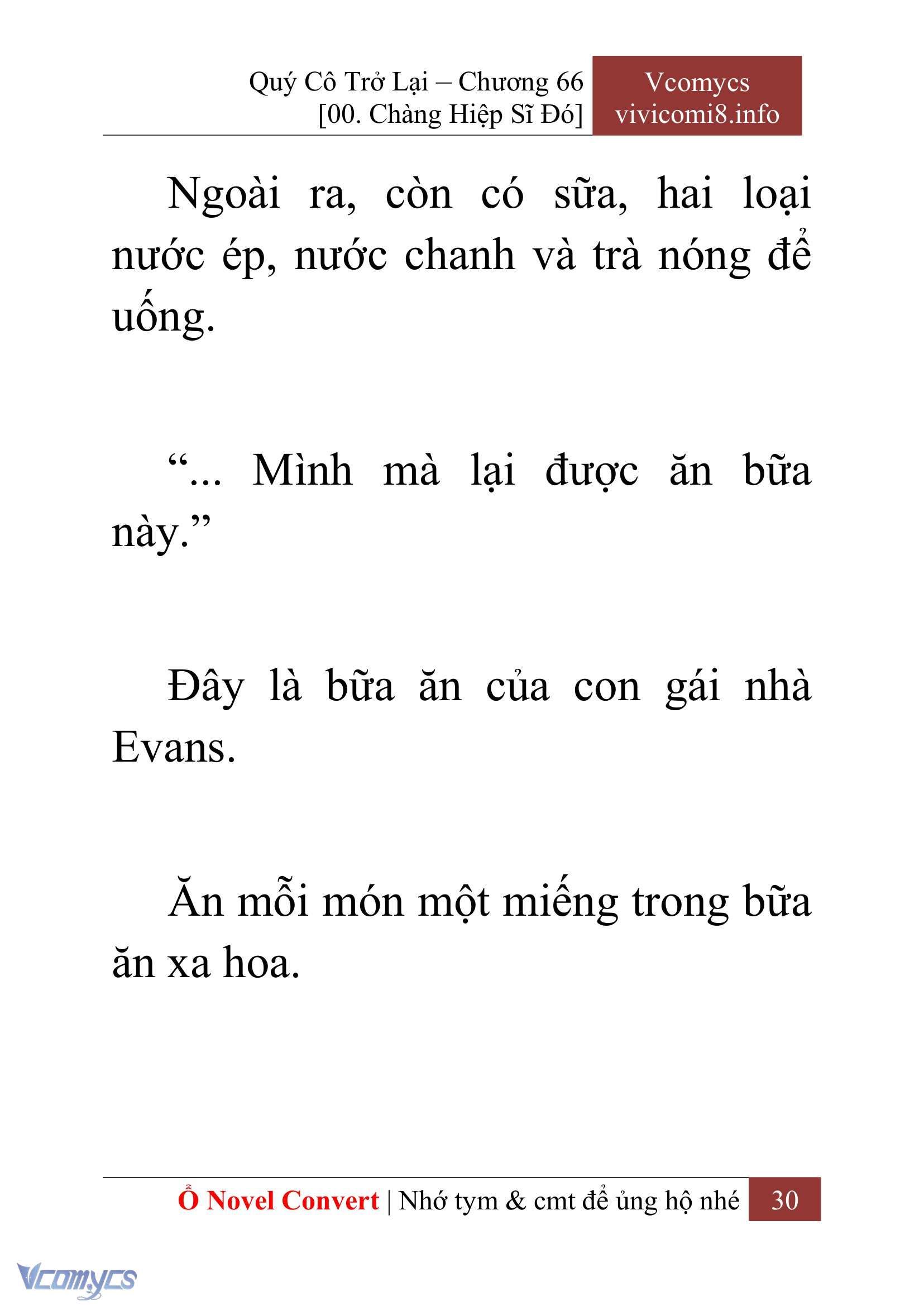 [Novel] Quý Cô Trở Lại Chap 66 - Trang 2