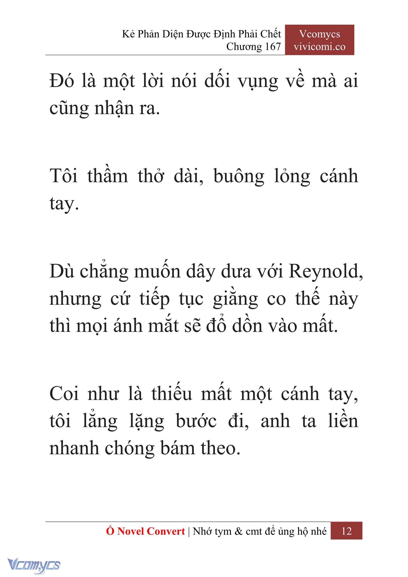 [Novel] Kẻ Phản Diện Được Định Phải Chết Chap 167 - Trang 2