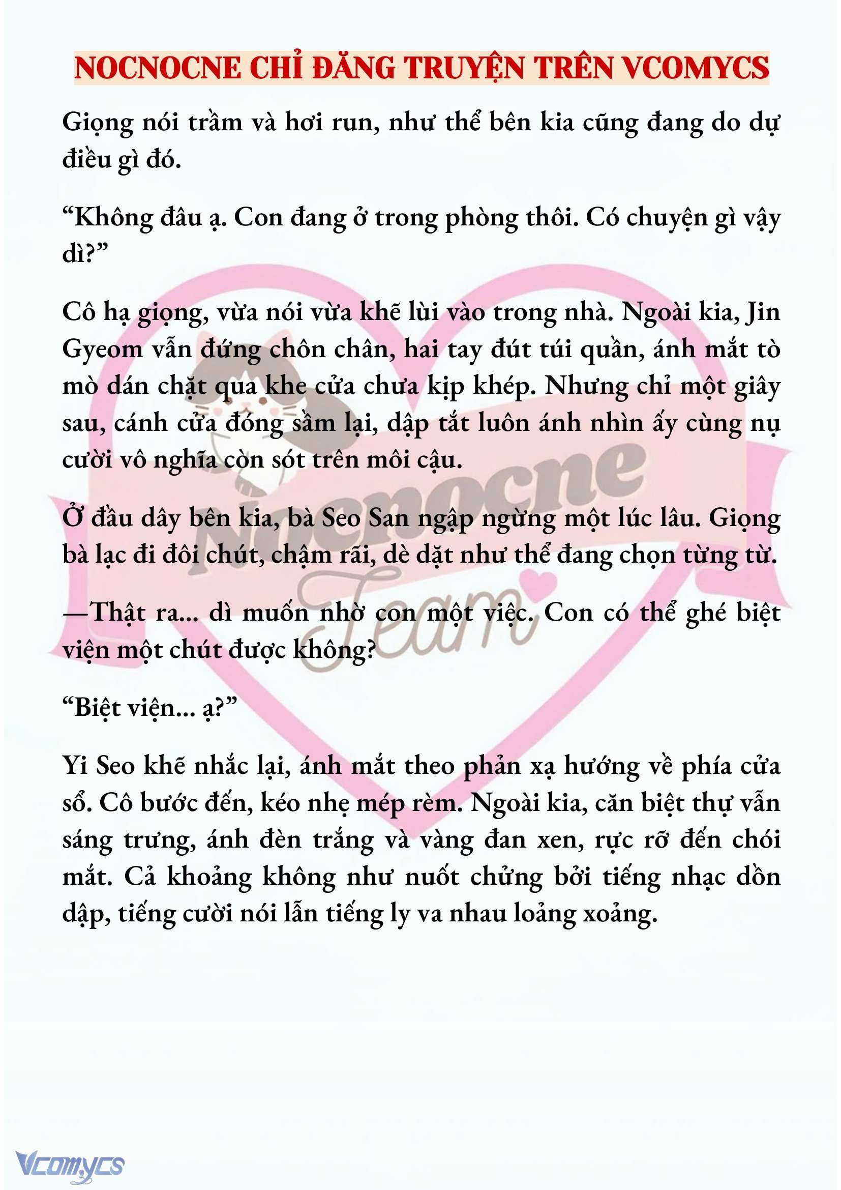 [NOVEL] NGỌN ĐÈN BIỆT VIỆN KHÔNG BAO GIỜ TẮT Chap 14 - Trang 2