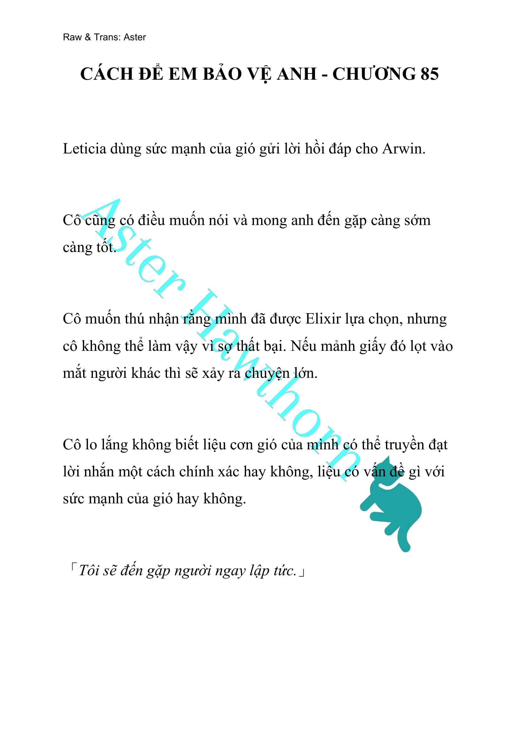 [NOVEL] Cách Để Em Bảo Vệ Anh Chap 85 - Trang 2