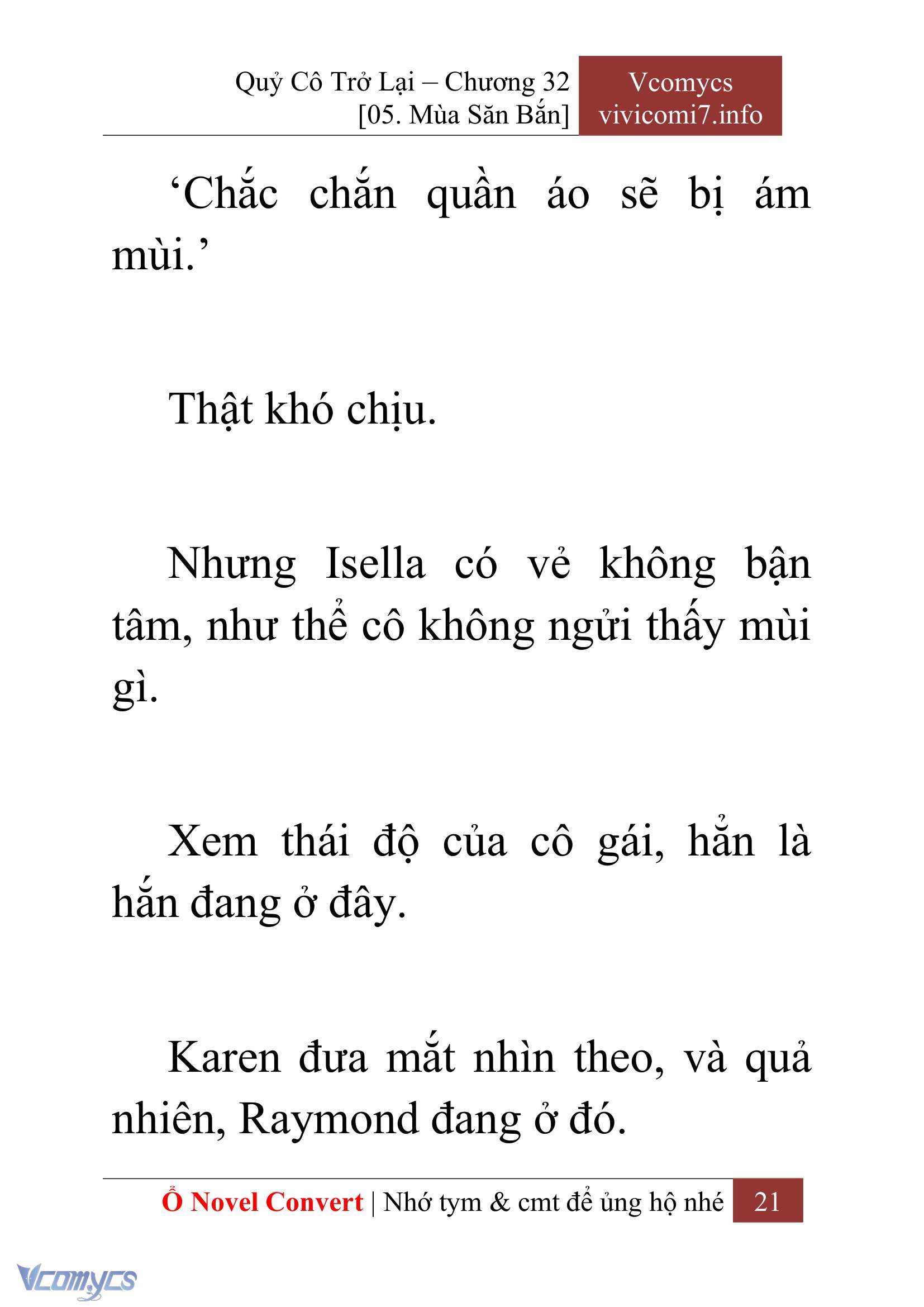 [Novel] Quý Cô Trở Lại Chap 32 - Trang 2