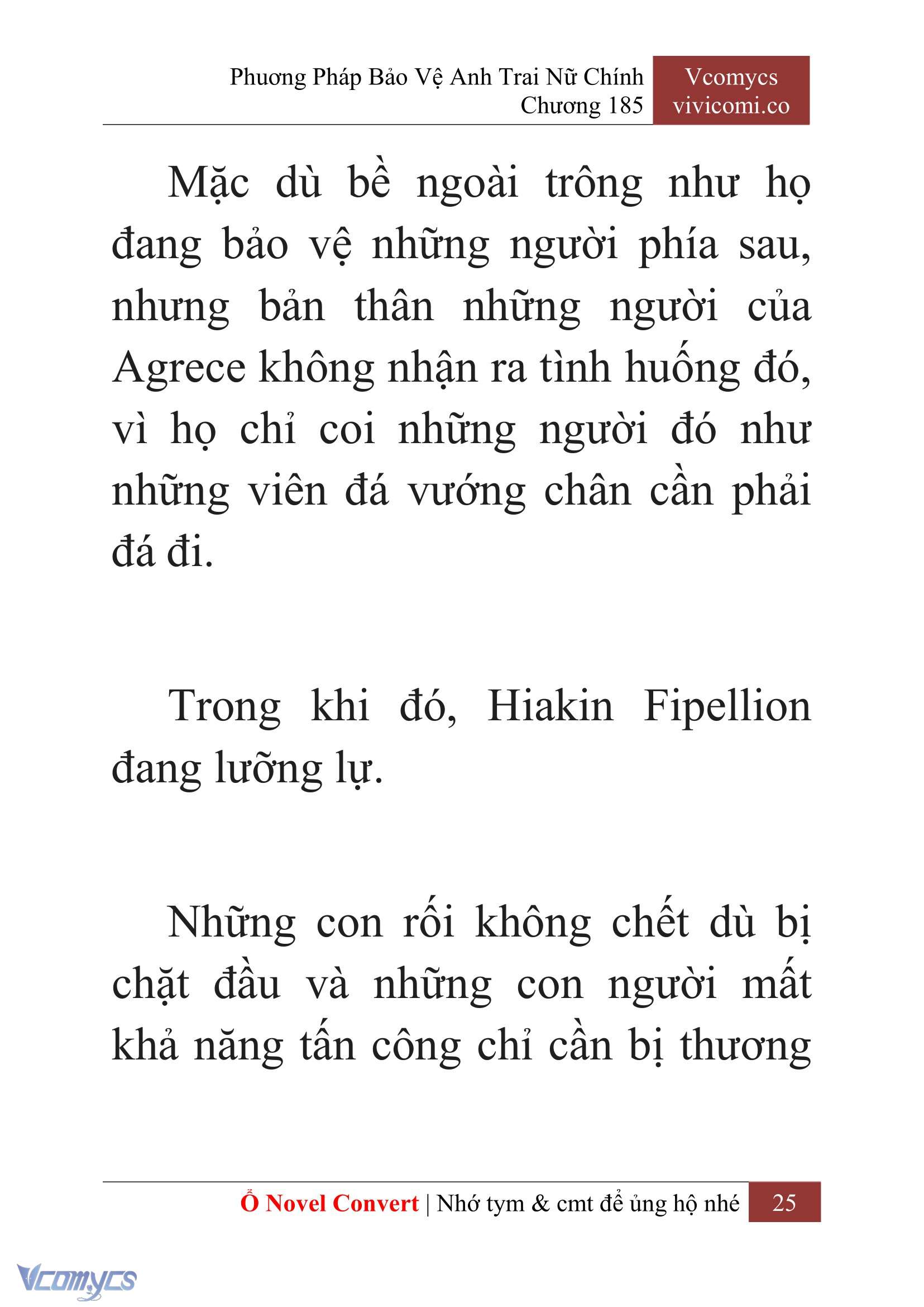 [Novel] Phương Pháp Bảo Vệ Anh Trai Nữ Chính Chap 185 - Trang 2