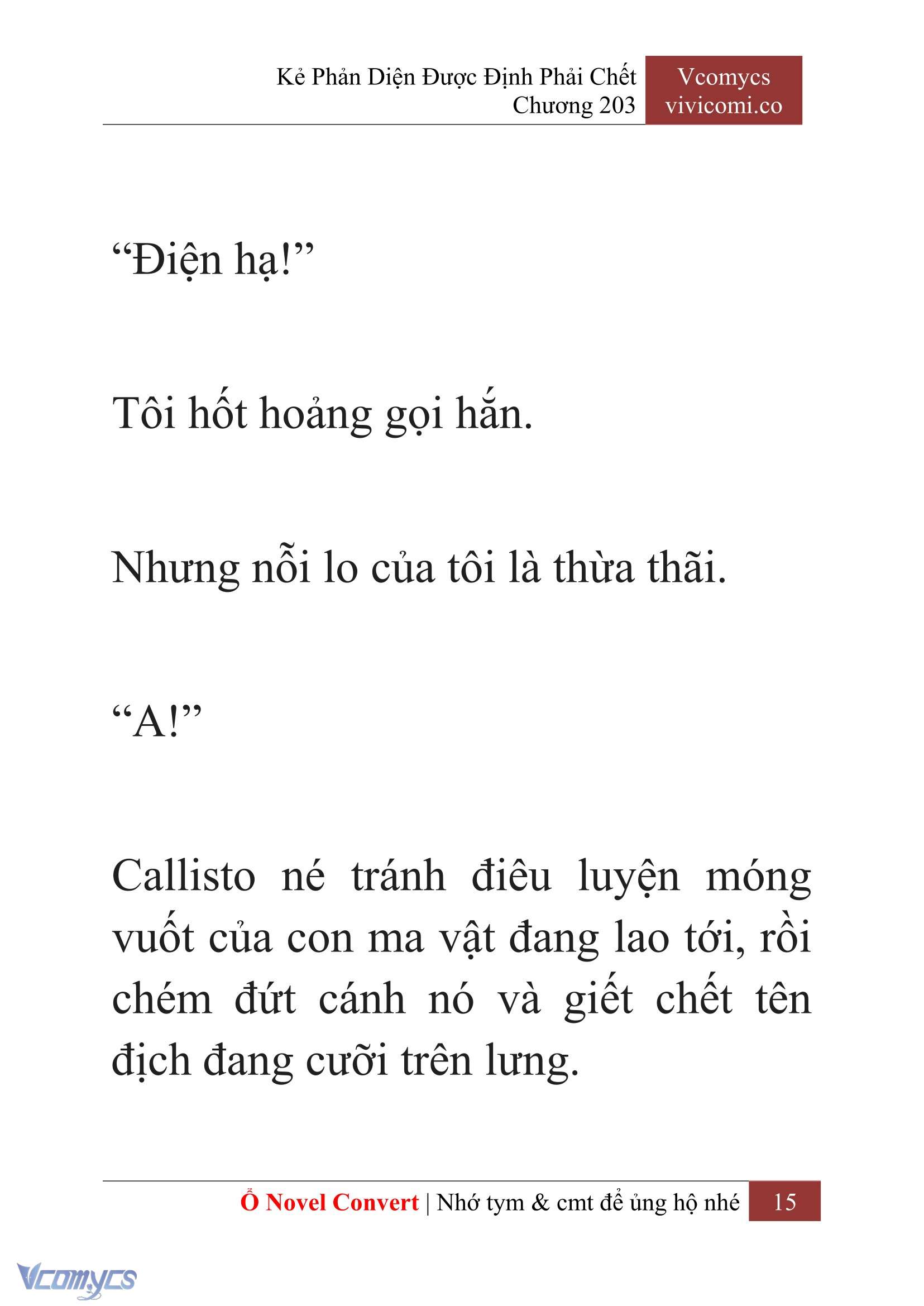 [Novel] Kẻ Phản Diện Được Định Phải Chết Chap 203 - Next Chap 204