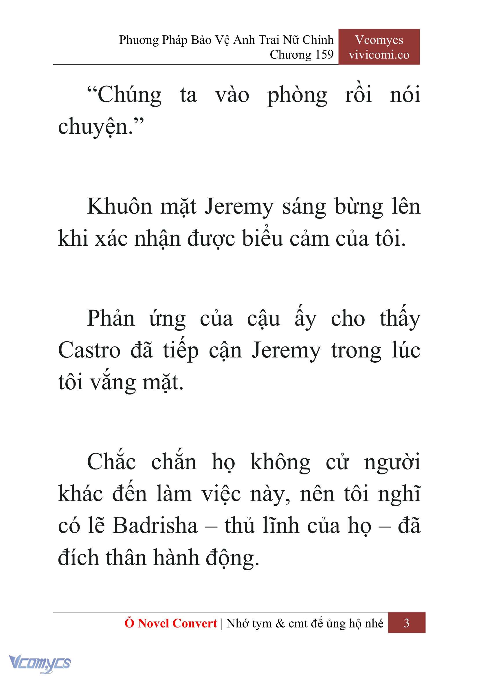 [Novel] Phương Pháp Bảo Vệ Anh Trai Nữ Chính Chap 159 - Trang 2