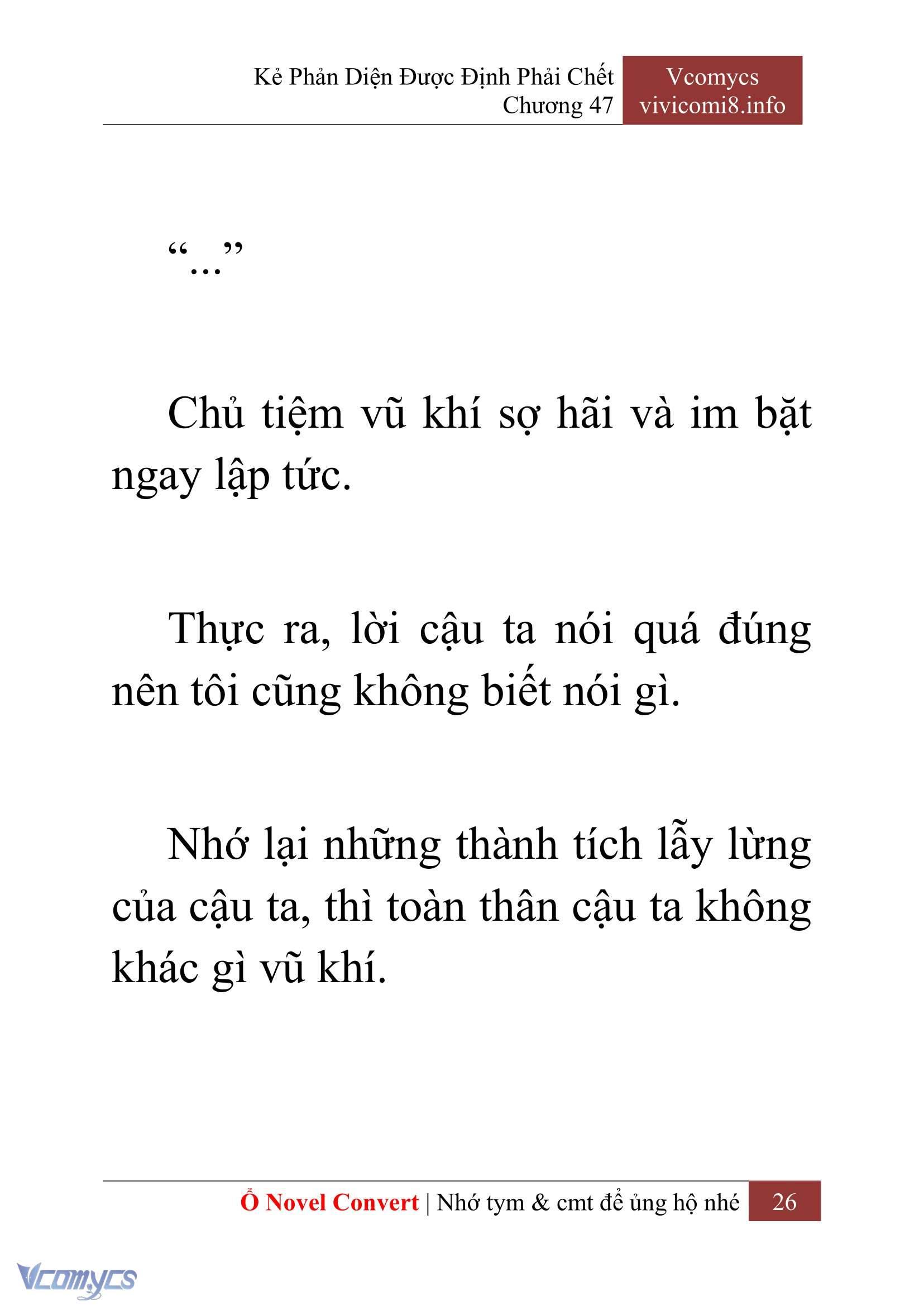 [Novel] Kẻ Phản Diện Được Định Phải Chết Chap 47 - Next Chap 48