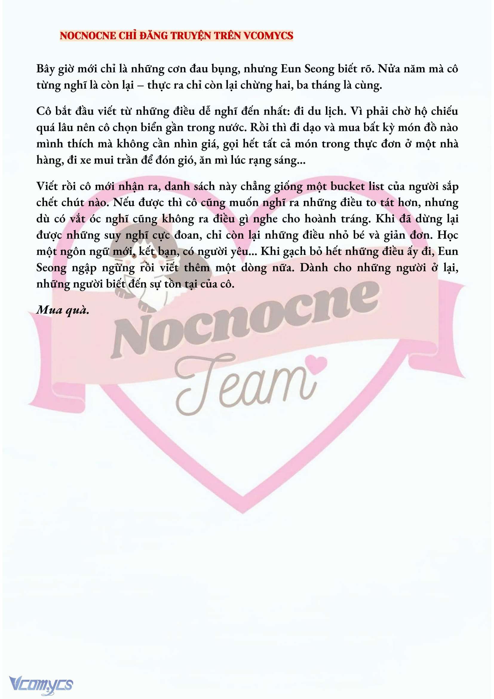 [NOVEL] CHÚNG TA KẾT THÚC VÀO MÙA THU Chap 28 - Trang 2