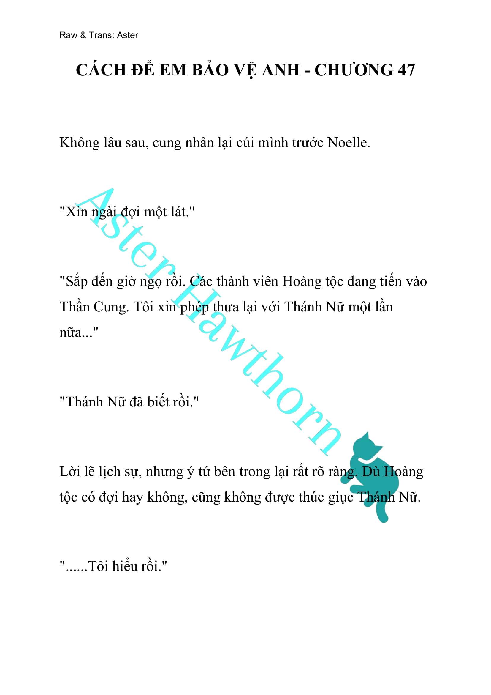 [NOVEL] Cách Để Em Bảo Vệ Anh Chap 47 - Trang 2