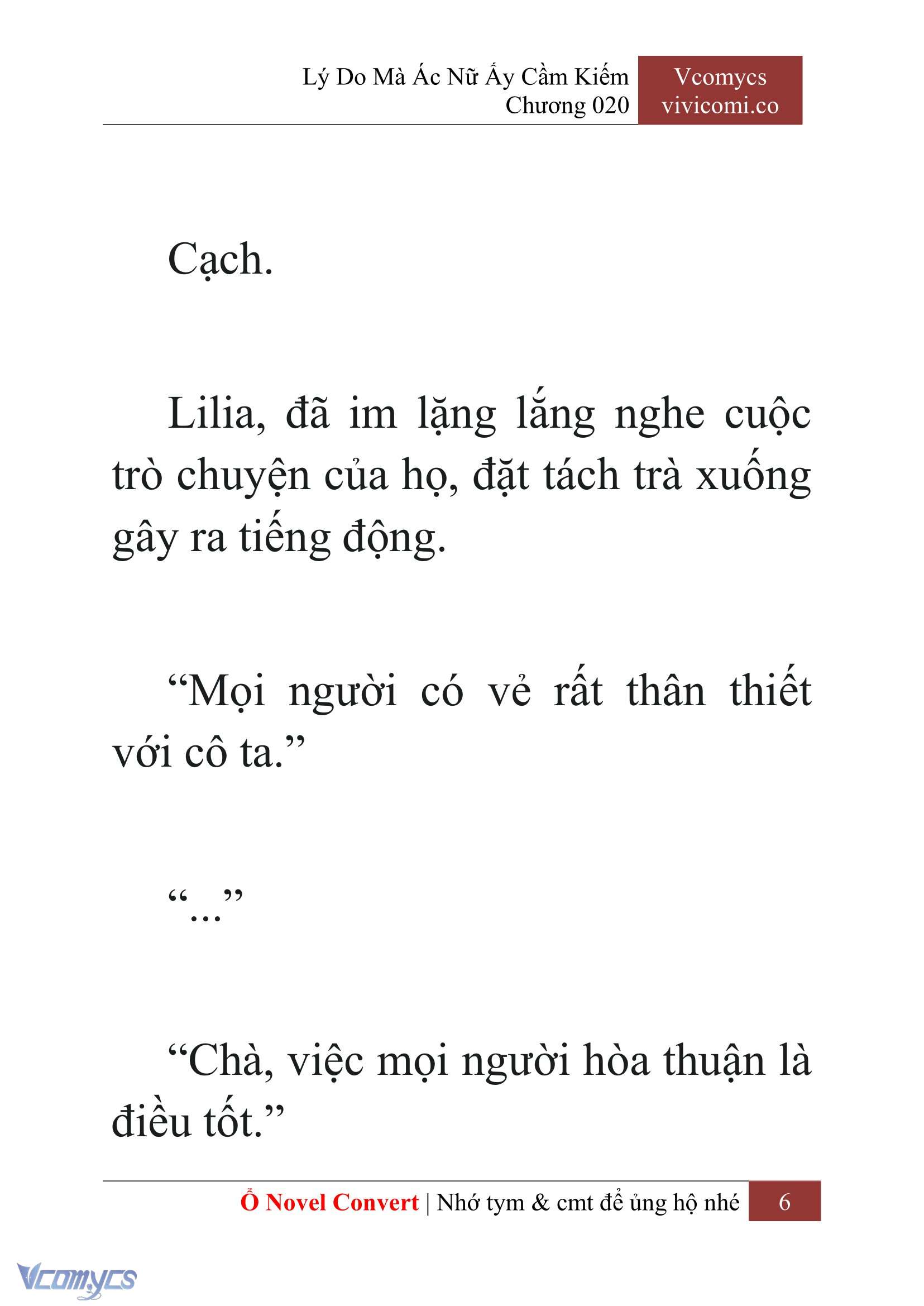 [Novel] Lý Do Mà Ác Nữ Ấy Cầm Kiếm Chap 20 - Next Chap 21