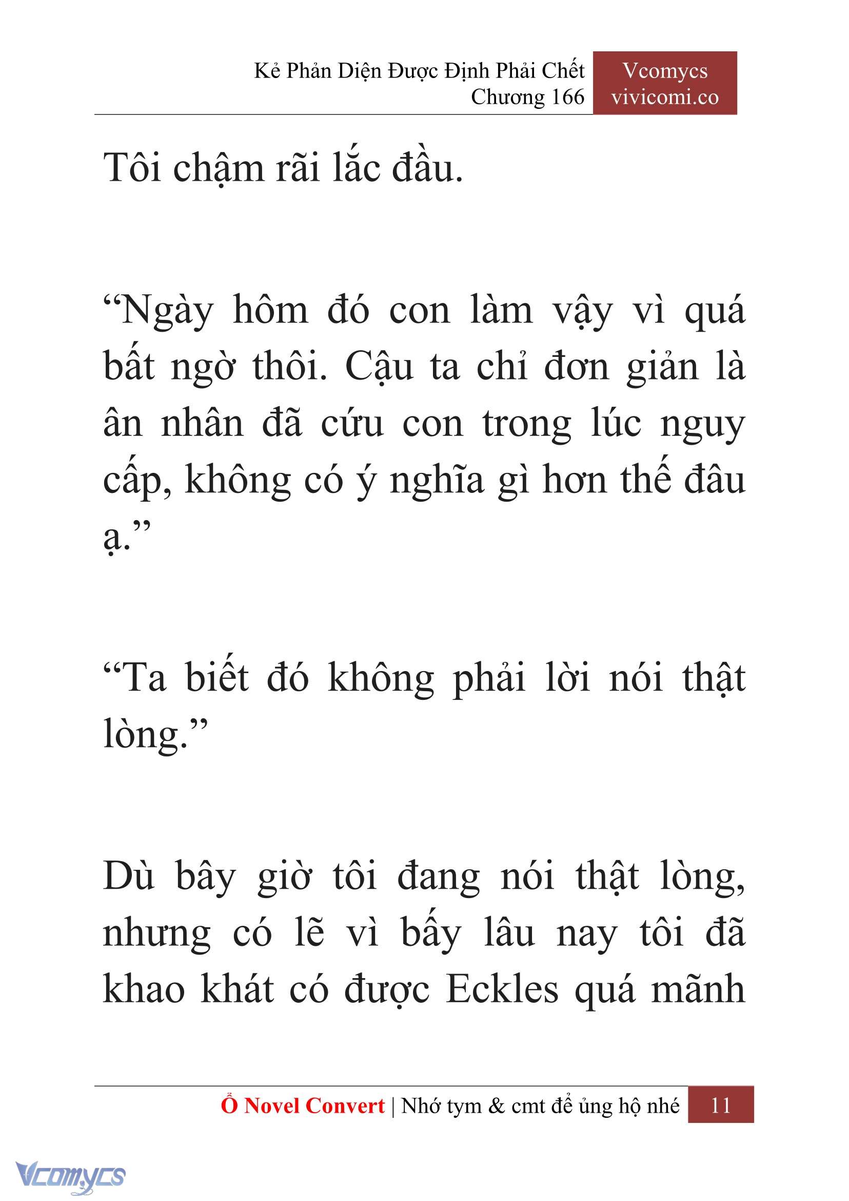 [Novel] Kẻ Phản Diện Được Định Phải Chết Chap 166 - Trang 2
