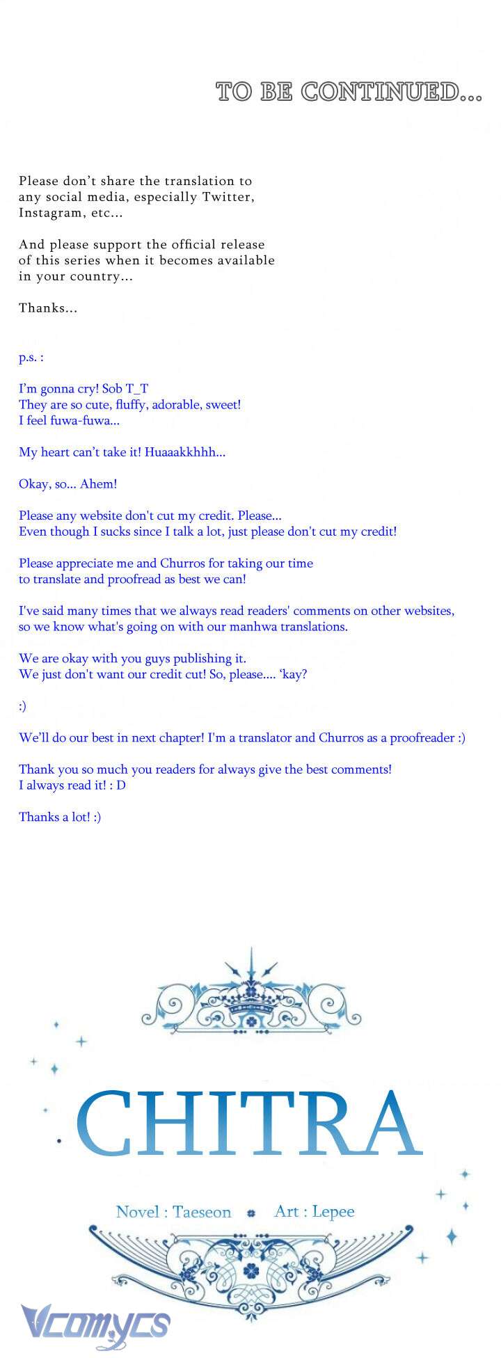 CHITRA Chap 73 - Next Chapter 73.1