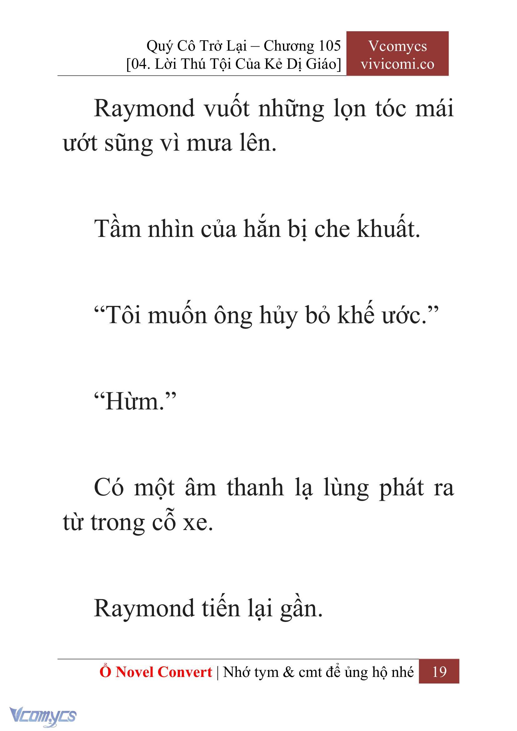 [Novel] Quý Cô Trở Lại Chap 105 - Trang 2