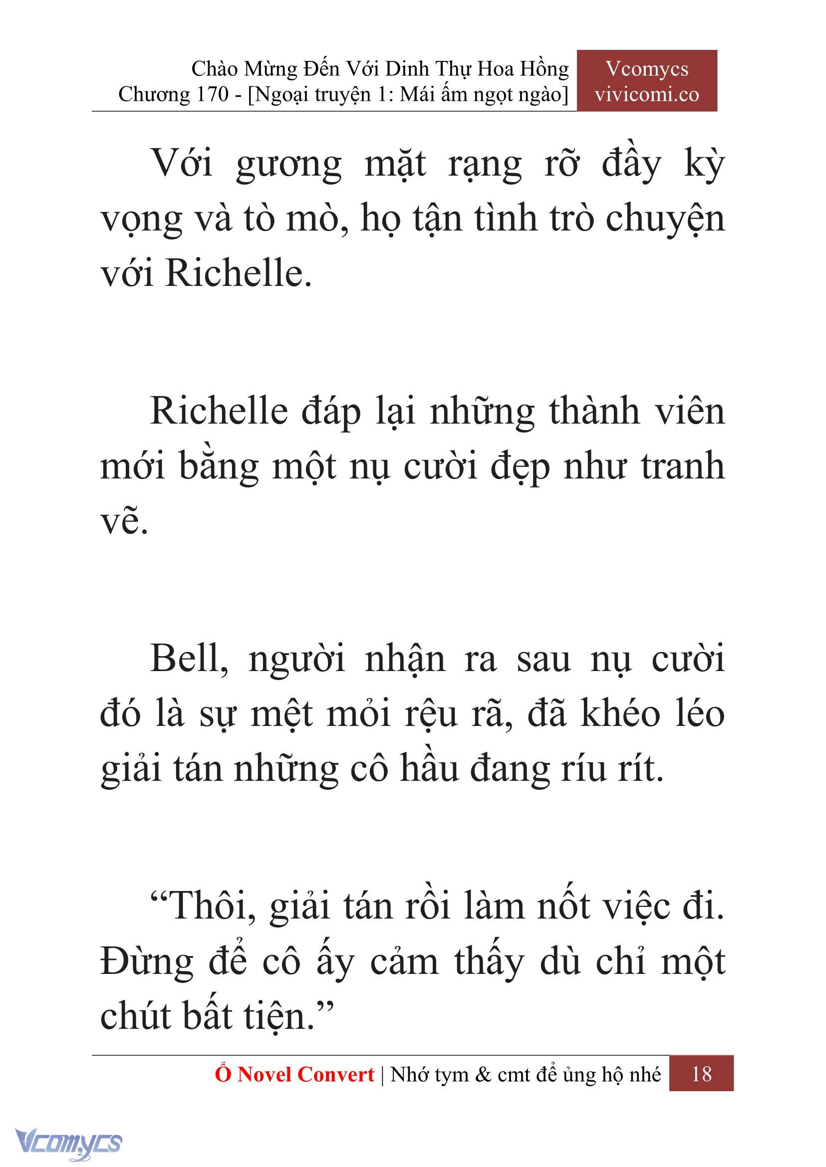 [Novel] Chào Mừng Đến Với Dinh Thự Hoa Hồng Chap 170 - Trang 2