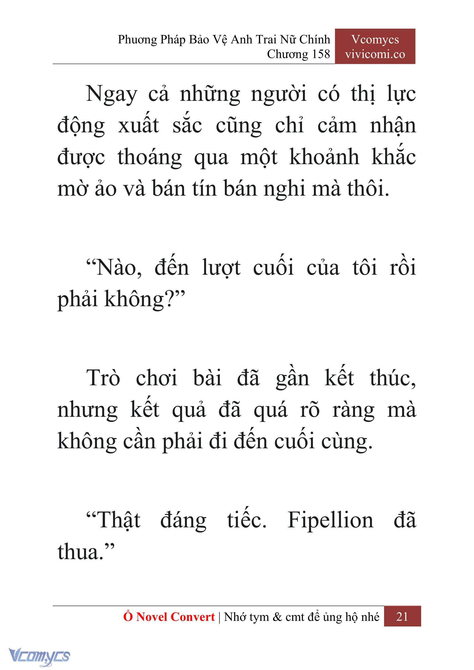 [Novel] Phương Pháp Bảo Vệ Anh Trai Nữ Chính Chap 158 - Trang 2