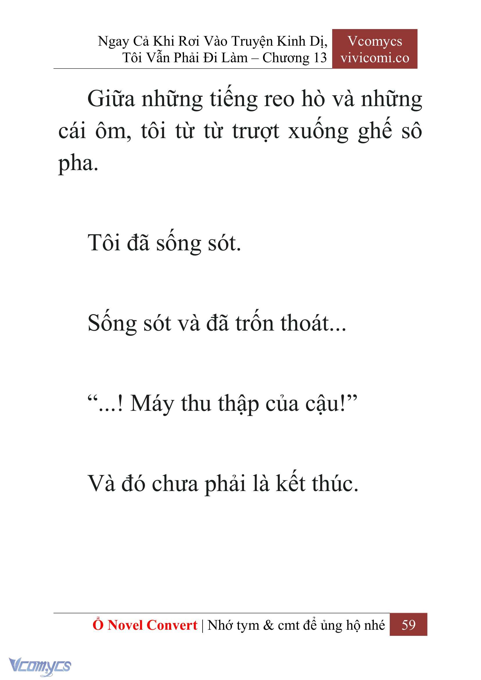 [Novel] Ngay Cả Khi Rơi Vào Truyện Kinh Dị, Tôi Vẫn Phải Đi Làm Chap 13 - Trang 2