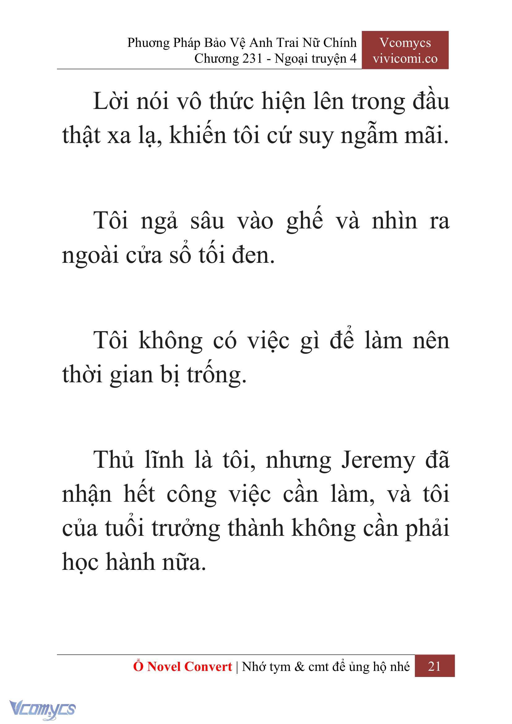 [Novel] Phương Pháp Bảo Vệ Anh Trai Nữ Chính Chap 231 - Trang 2