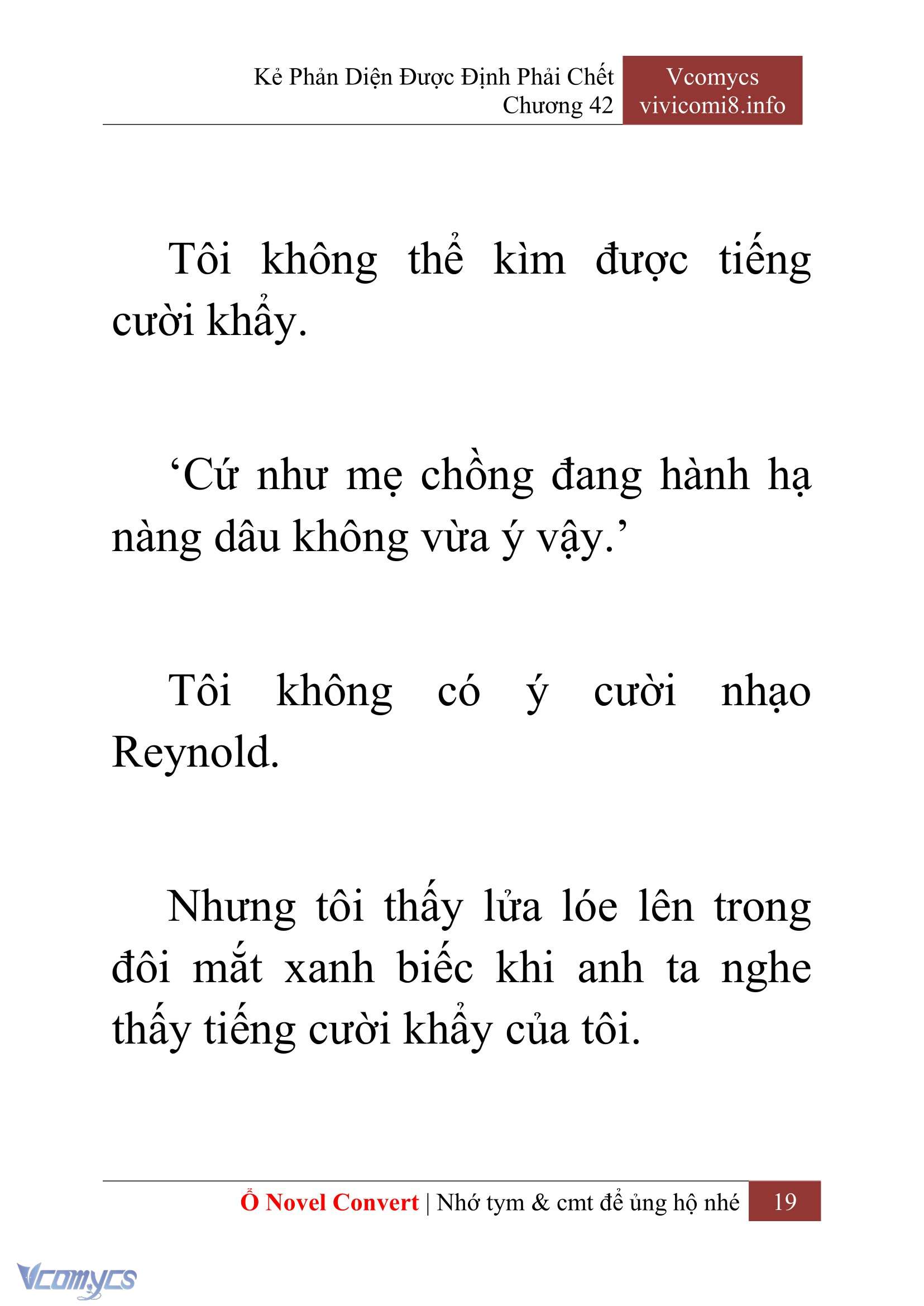 [Novel] Kẻ Phản Diện Được Định Phải Chết Chap 42 - Next Chap 43