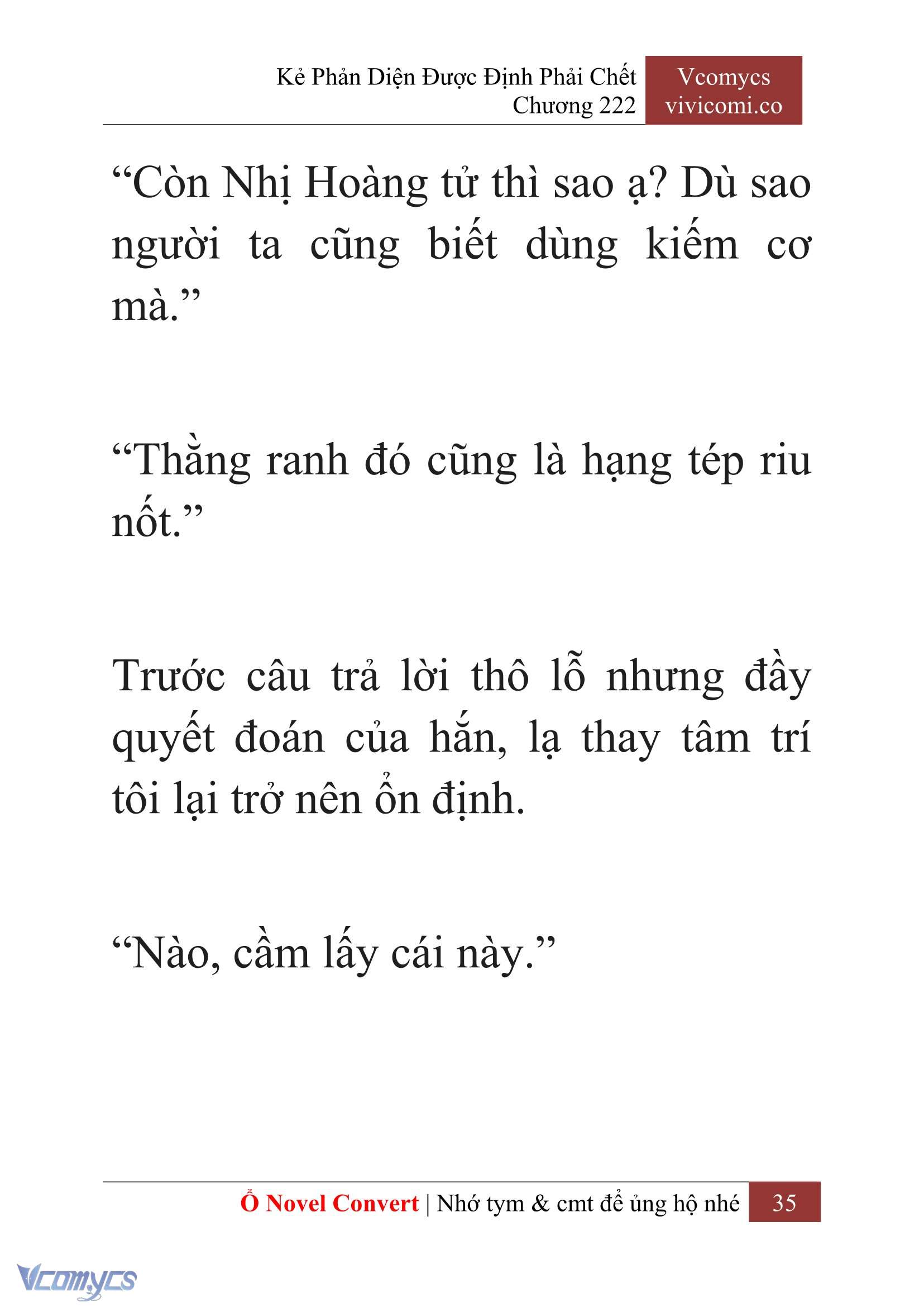 [Novel] Kẻ Phản Diện Được Định Phải Chết Chap 222 - Trang 2