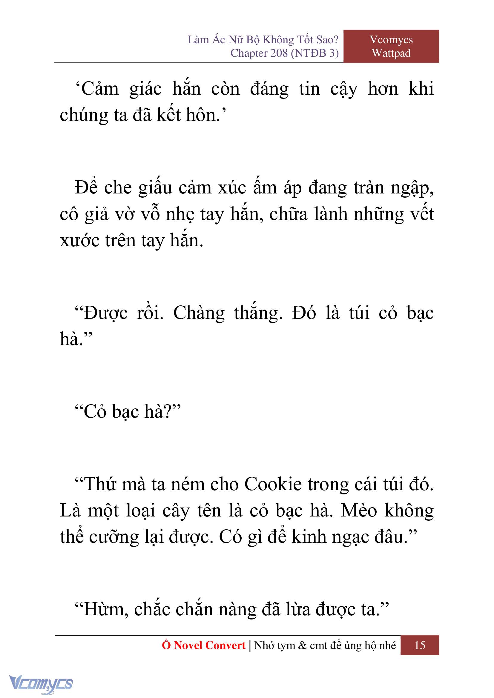 [Novel] Làm Ác Nữ Bộ Không Tốt Sao? Chap 208 - Trang 2