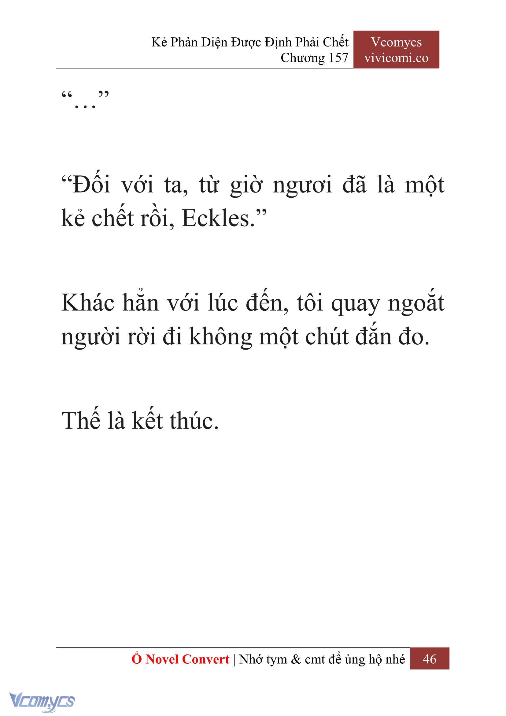 [Novel] Kẻ Phản Diện Được Định Phải Chết Chap 157 - Trang 2