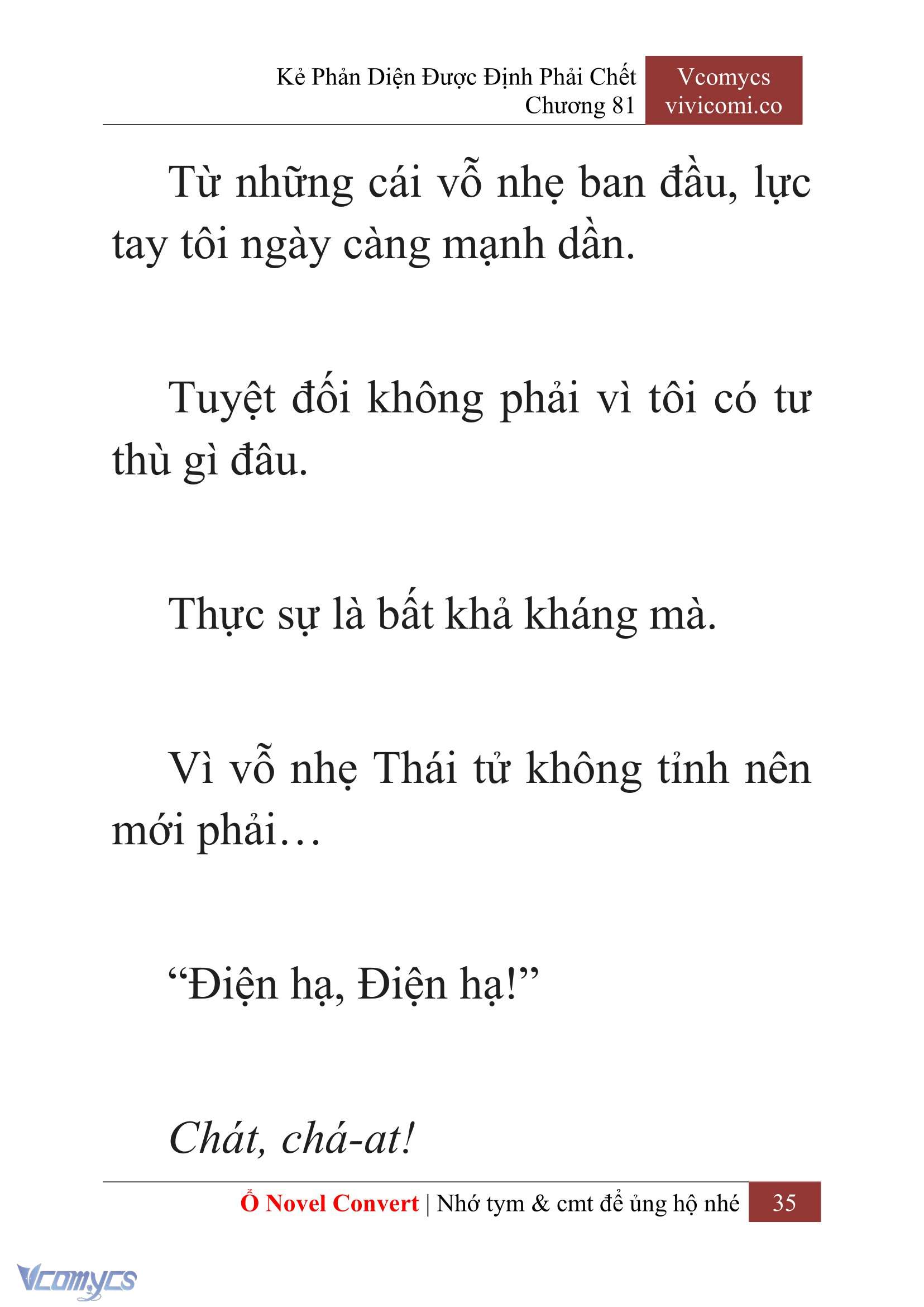 [Novel] Kẻ Phản Diện Được Định Phải Chết Chap 81 - Trang 2