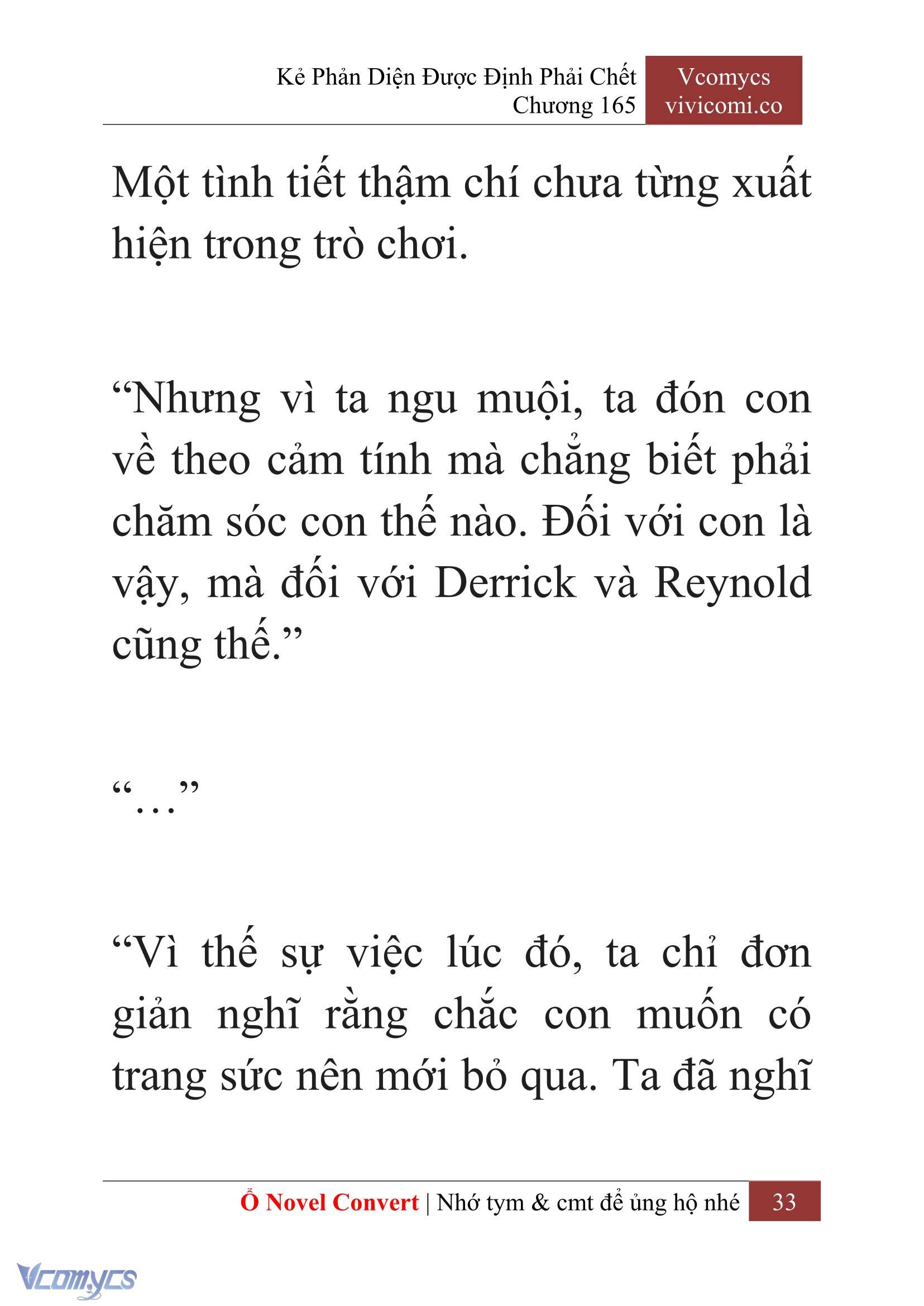 [Novel] Kẻ Phản Diện Được Định Phải Chết Chap 165 - Trang 2