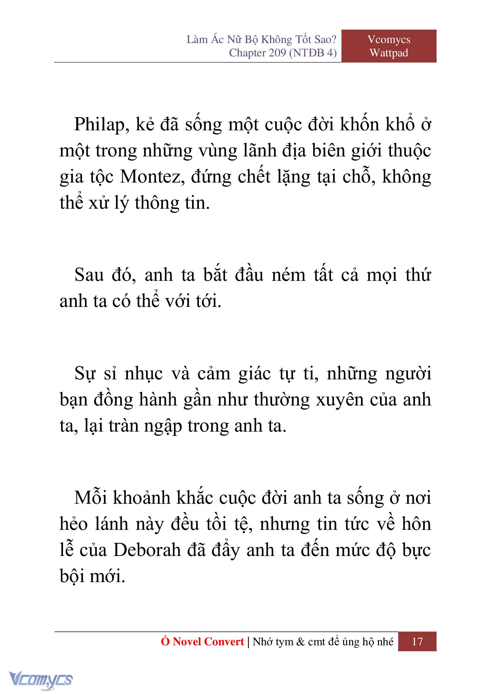 [Novel] Làm Ác Nữ Bộ Không Tốt Sao? Chap 209 - Trang 2