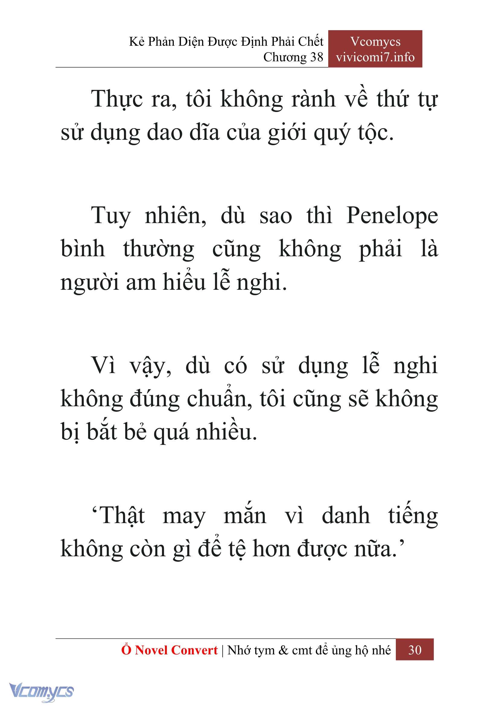 [Novel] Kẻ Phản Diện Được Định Phải Chết Chap 38 - Next Chap 39