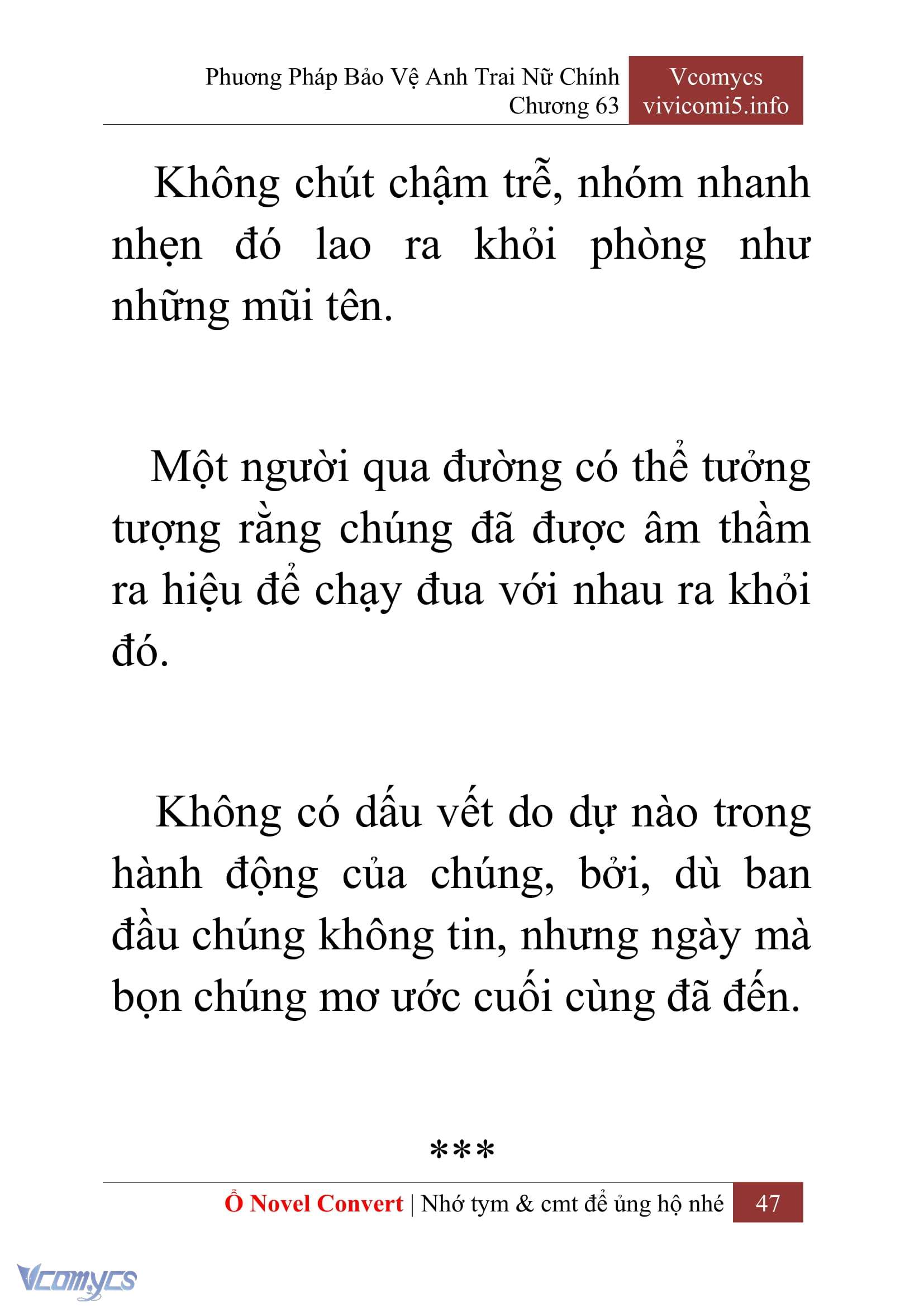 [Novel] Phương Pháp Bảo Vệ Anh Trai Nữ Chính Chap 63 - Next Chap 64